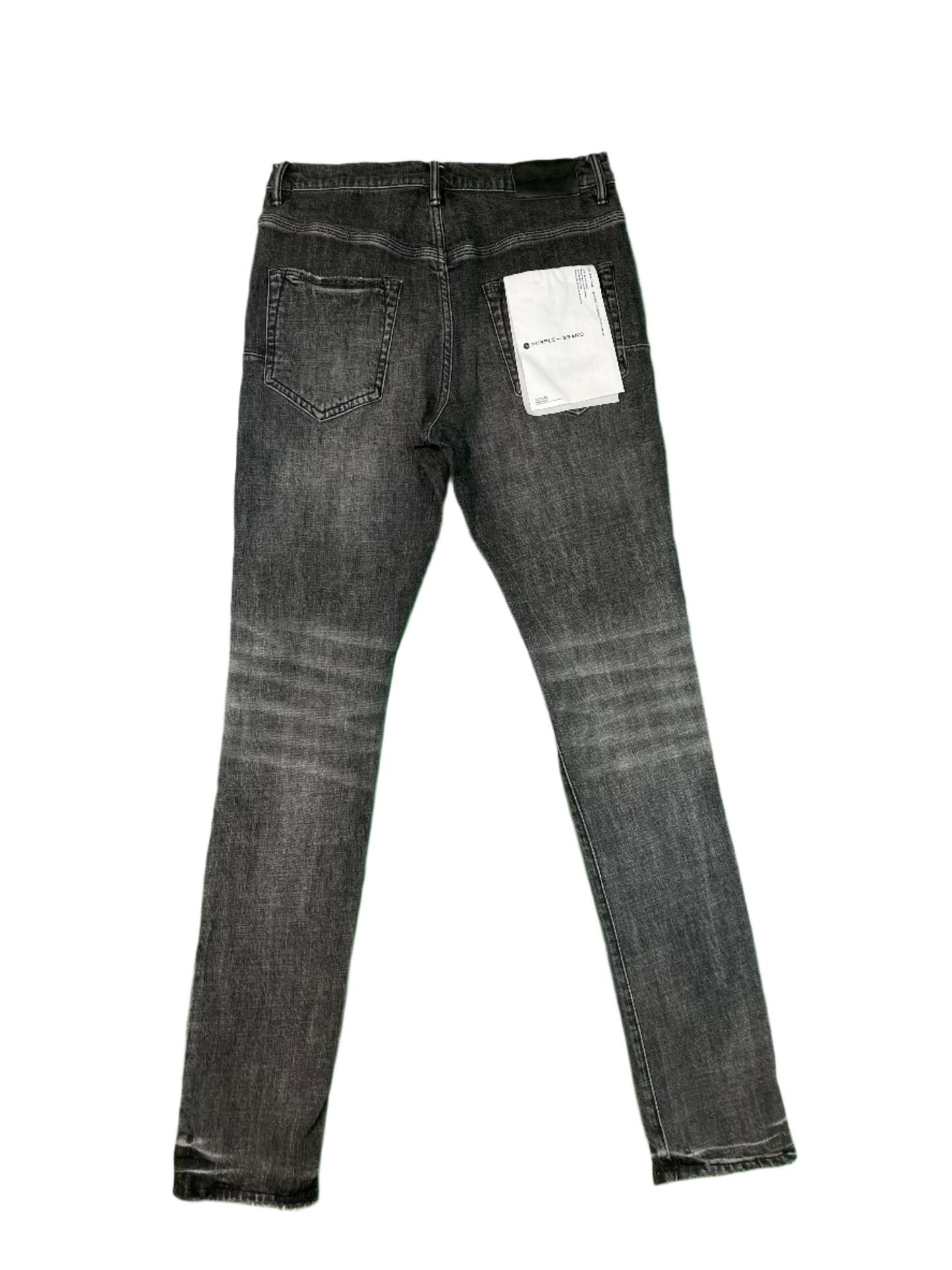 Purple Brand Knee Rip Grey Jeans
