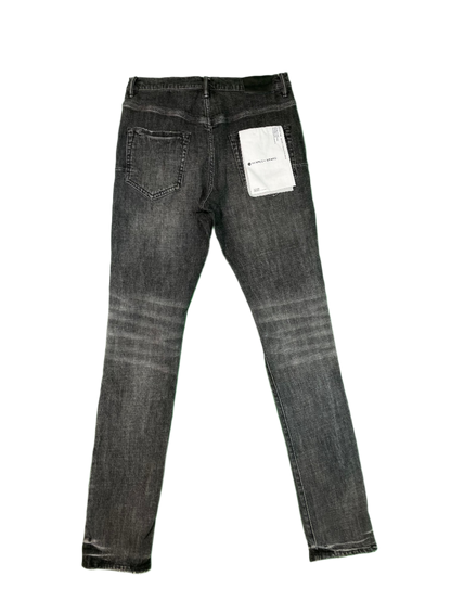 Purple Brand Knee Rip Grey Jeans