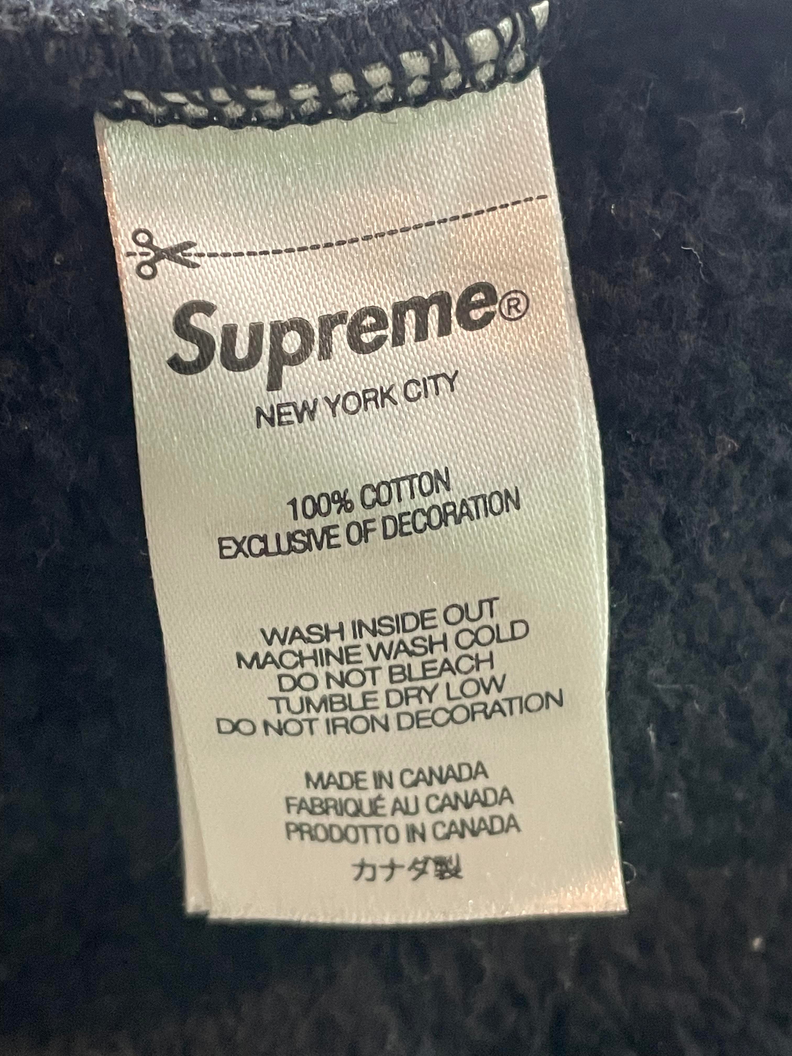 Supreme 'Dice' Black Crewneck