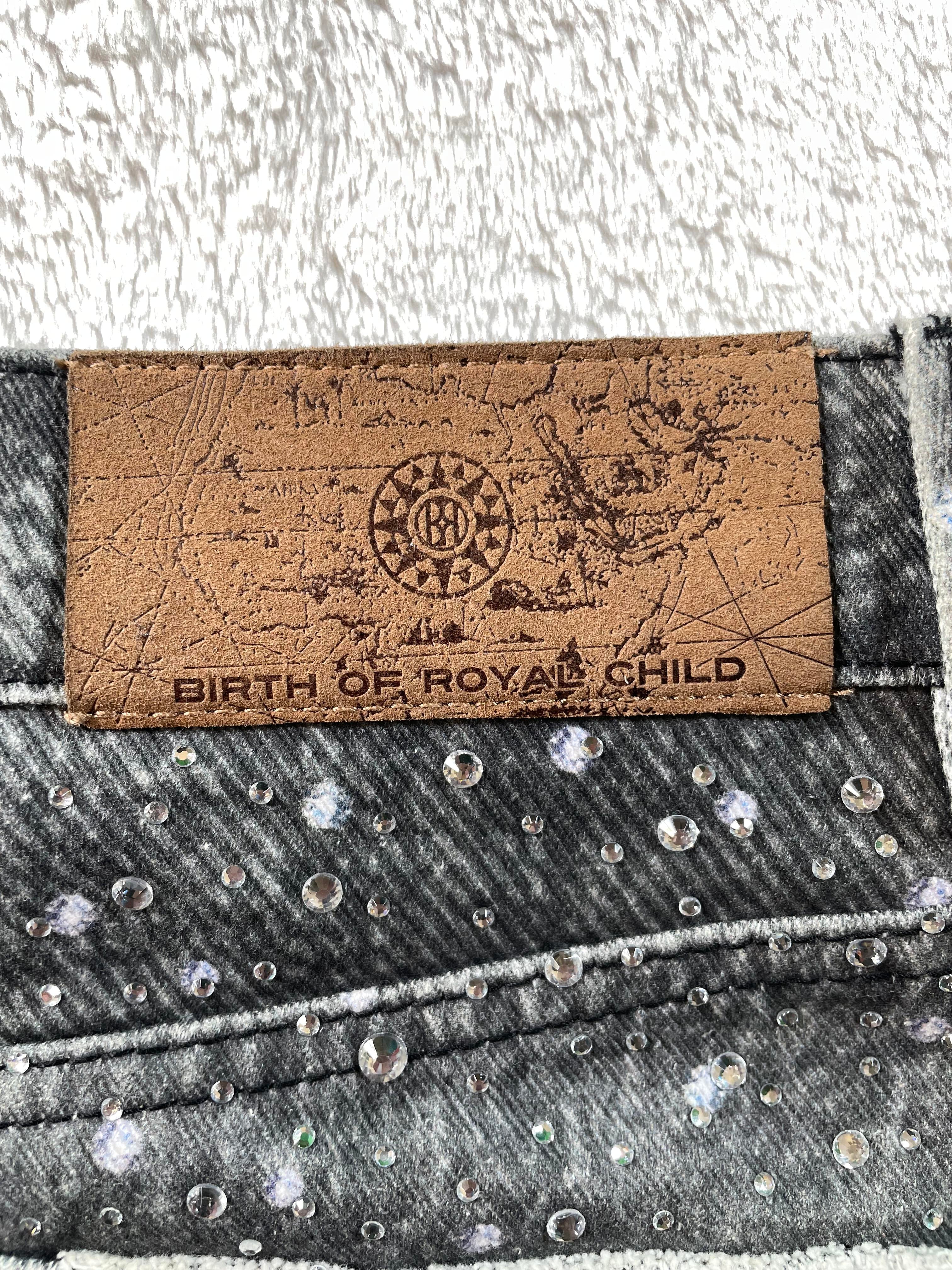 Birth Of A Royal Child Diamond Boro Black Jeans
