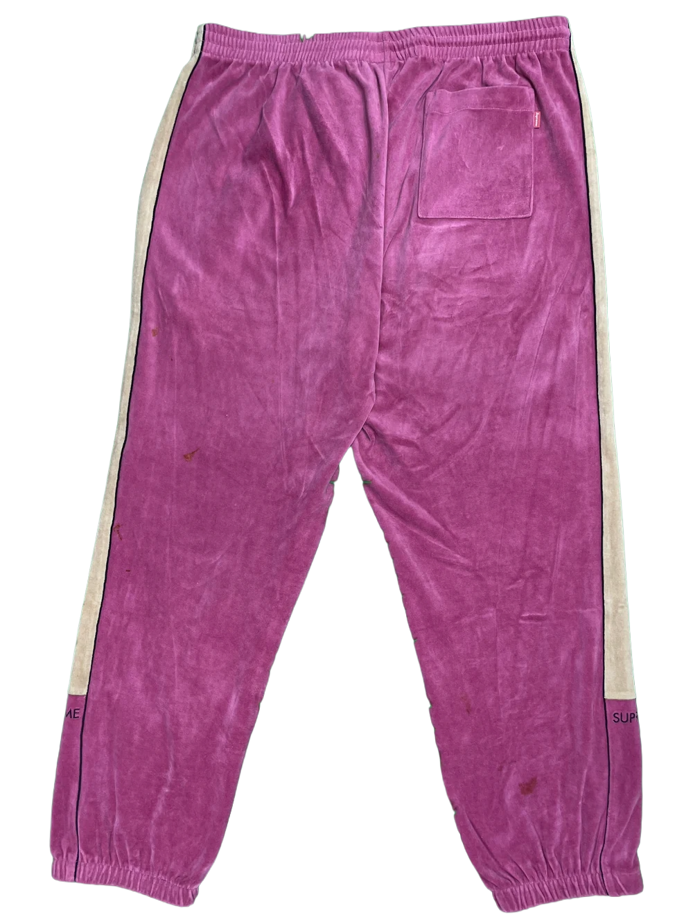 Supreme Pink & Beige Track Pants