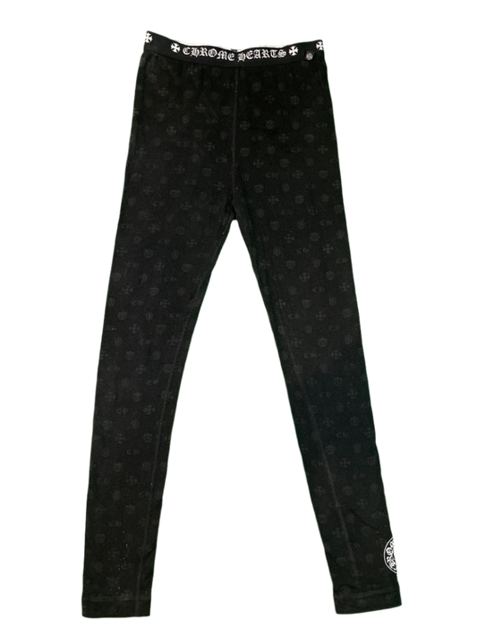 Chrome Hearts Monogram Black Leggings