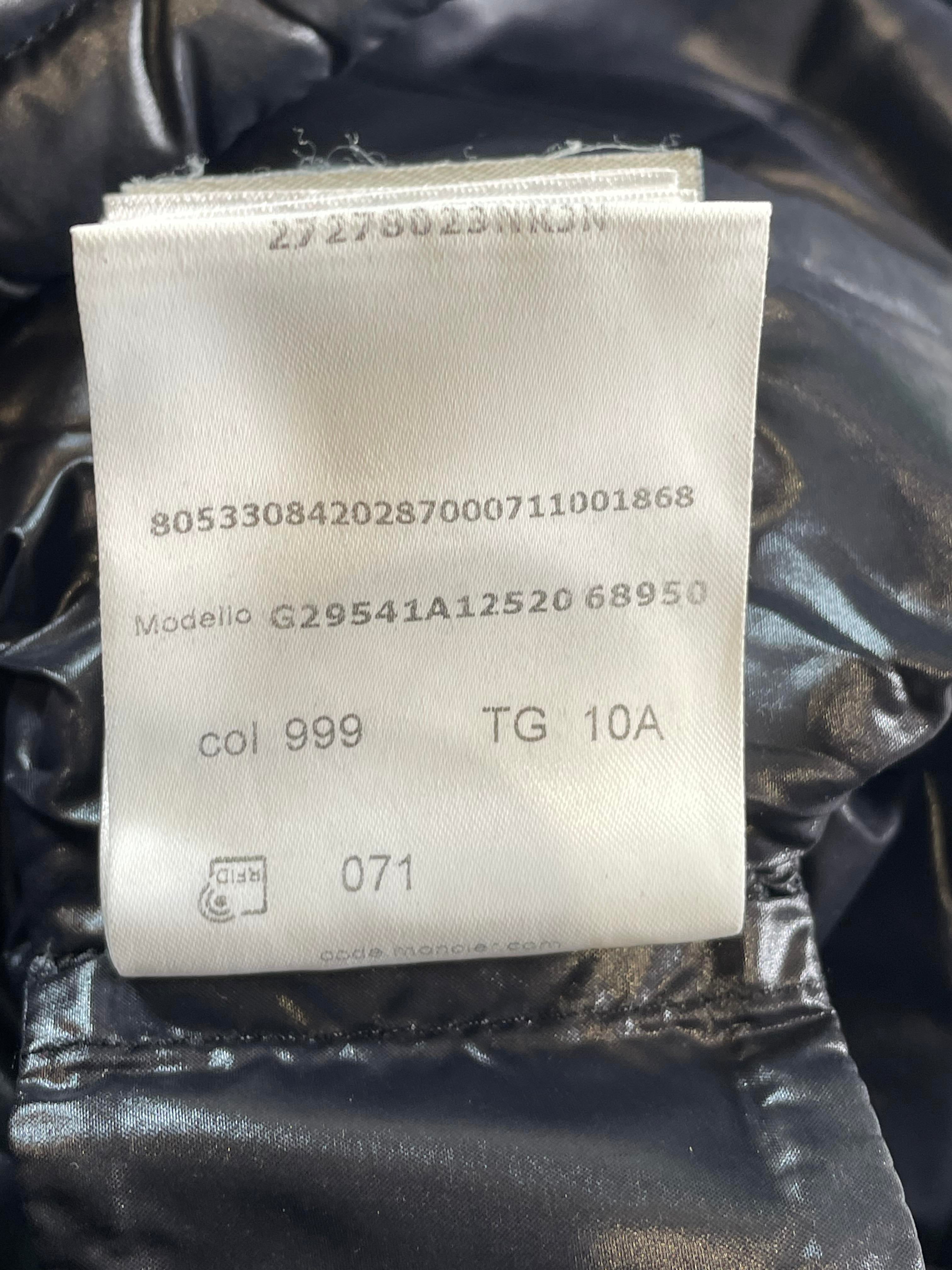 Moncler Black Puffer Jacket