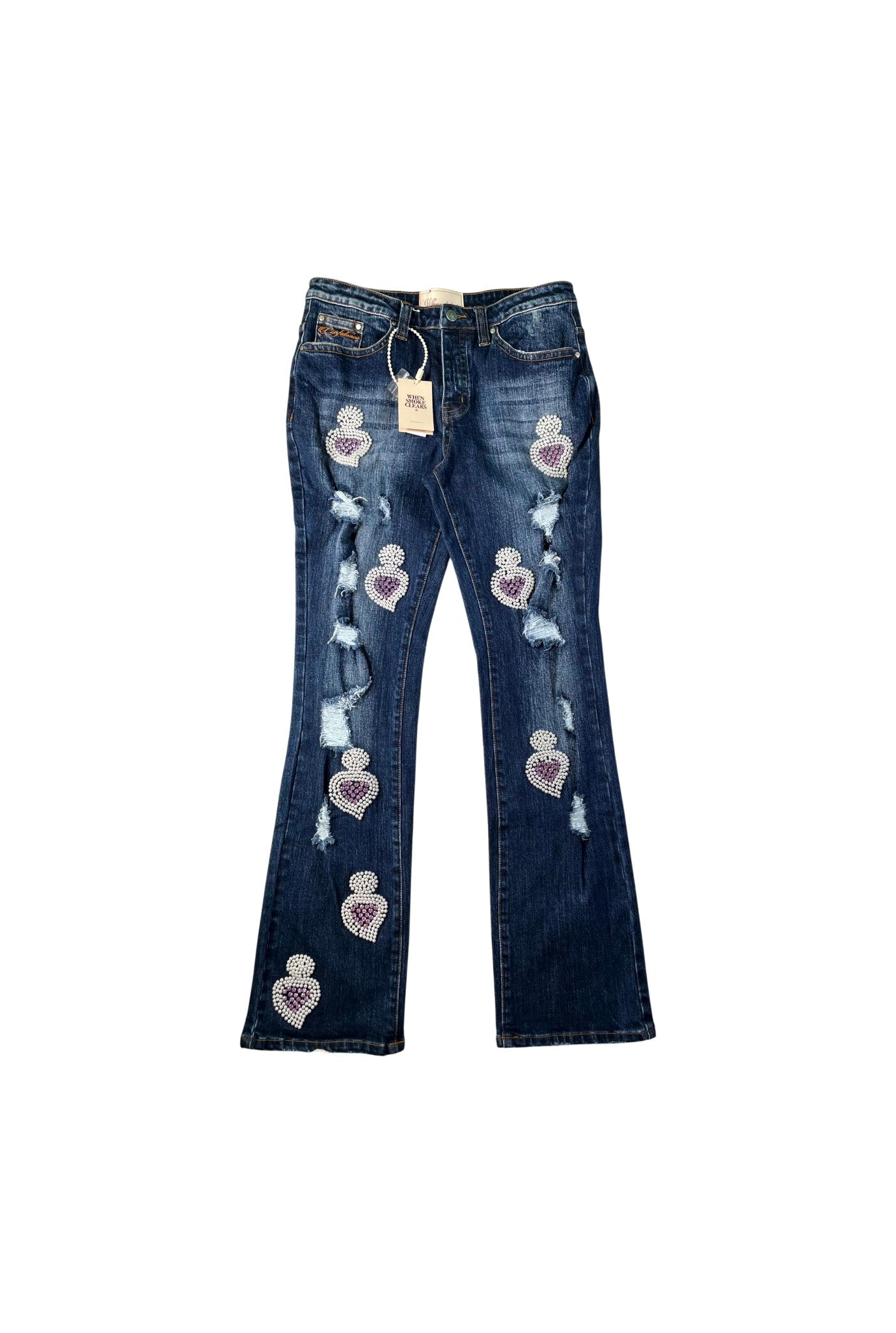 When Smoke Clears "Fumi Diamond" Dark Wash Jeans