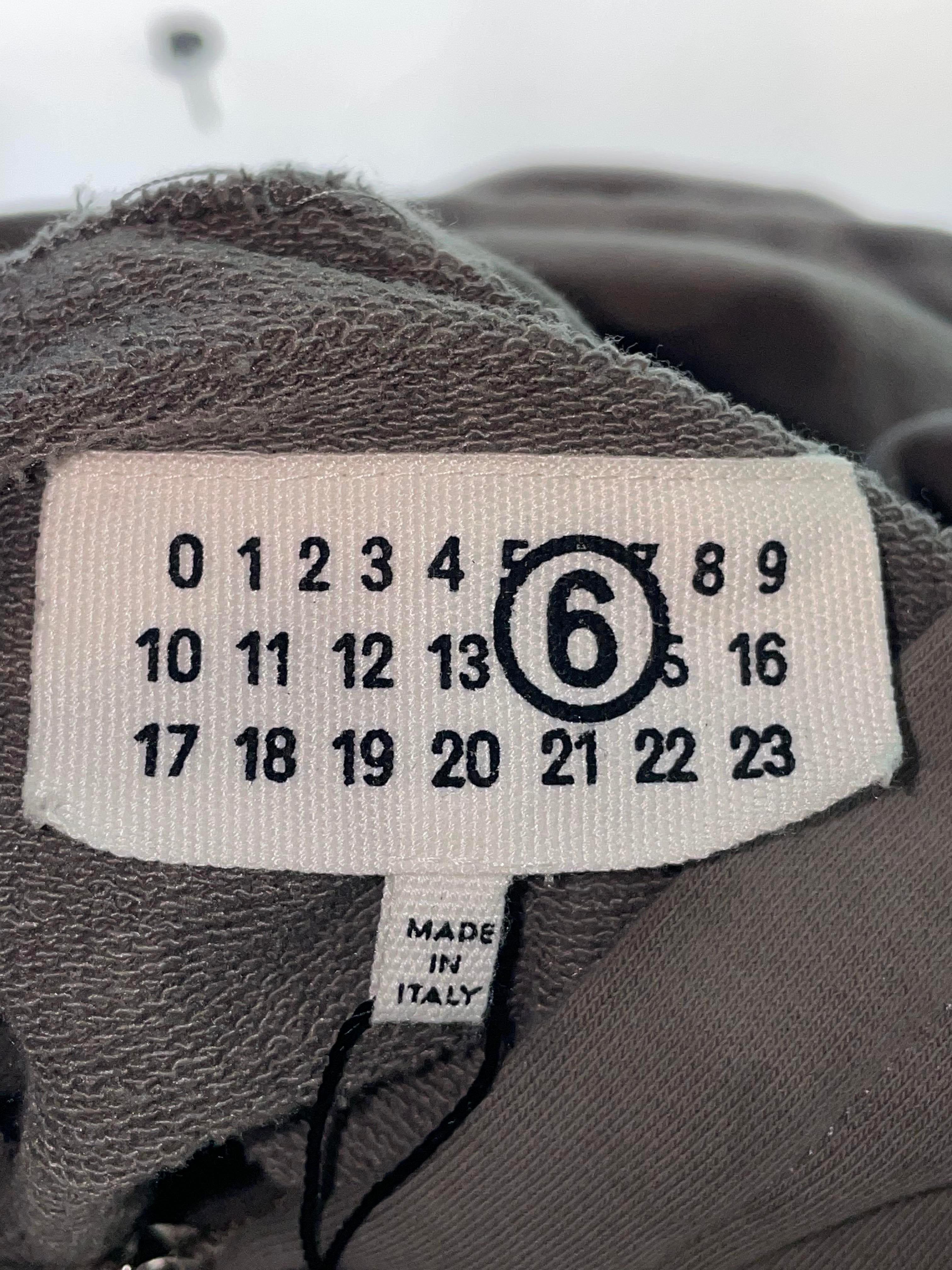 Maison Margiela 'Splatter' Grey Sleeveless Zip Up Hoodie