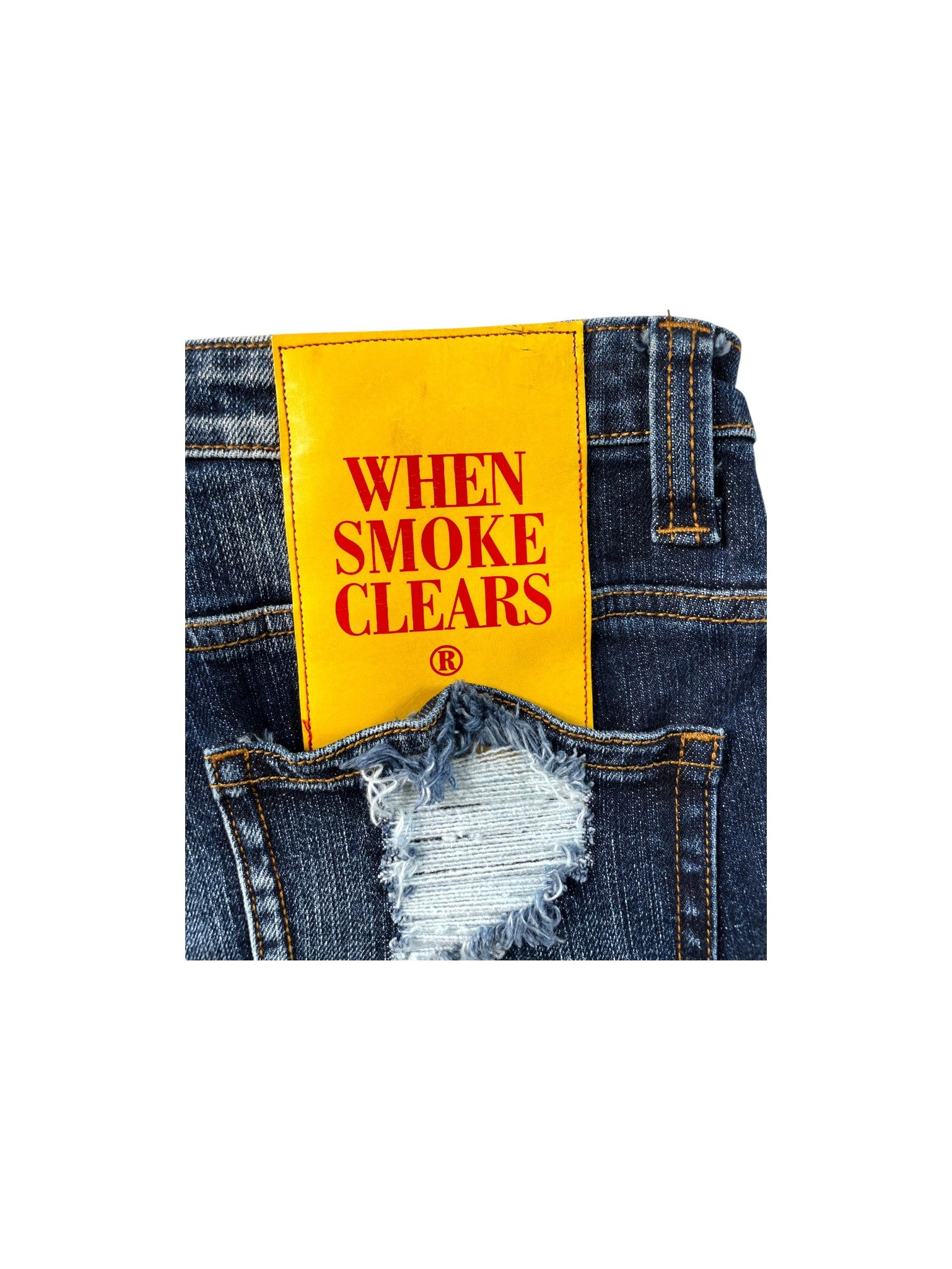 When Smoke Clears "Fumi Diamond" Dark Wash Jeans