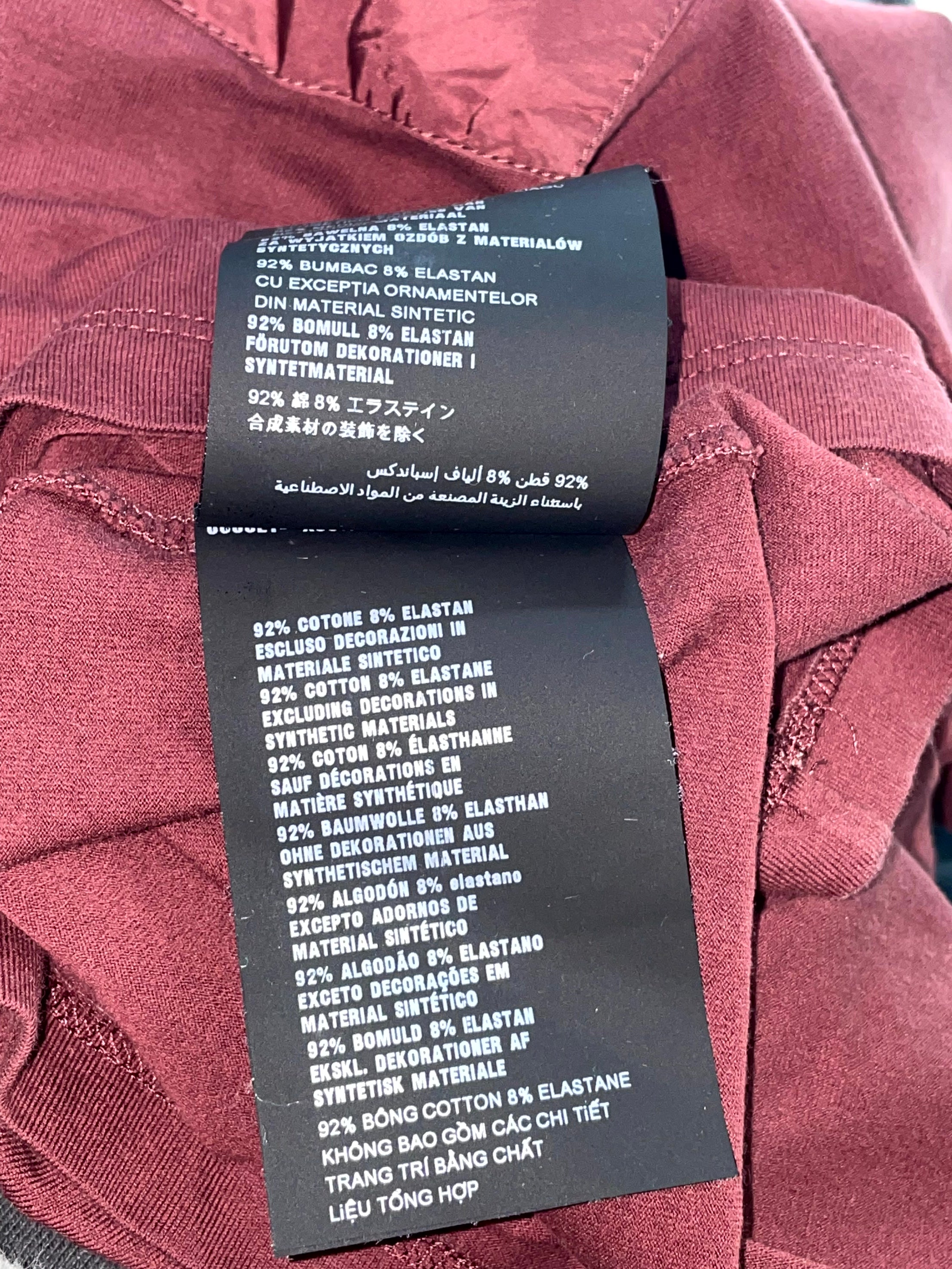 Prada Logo Maroon Tee