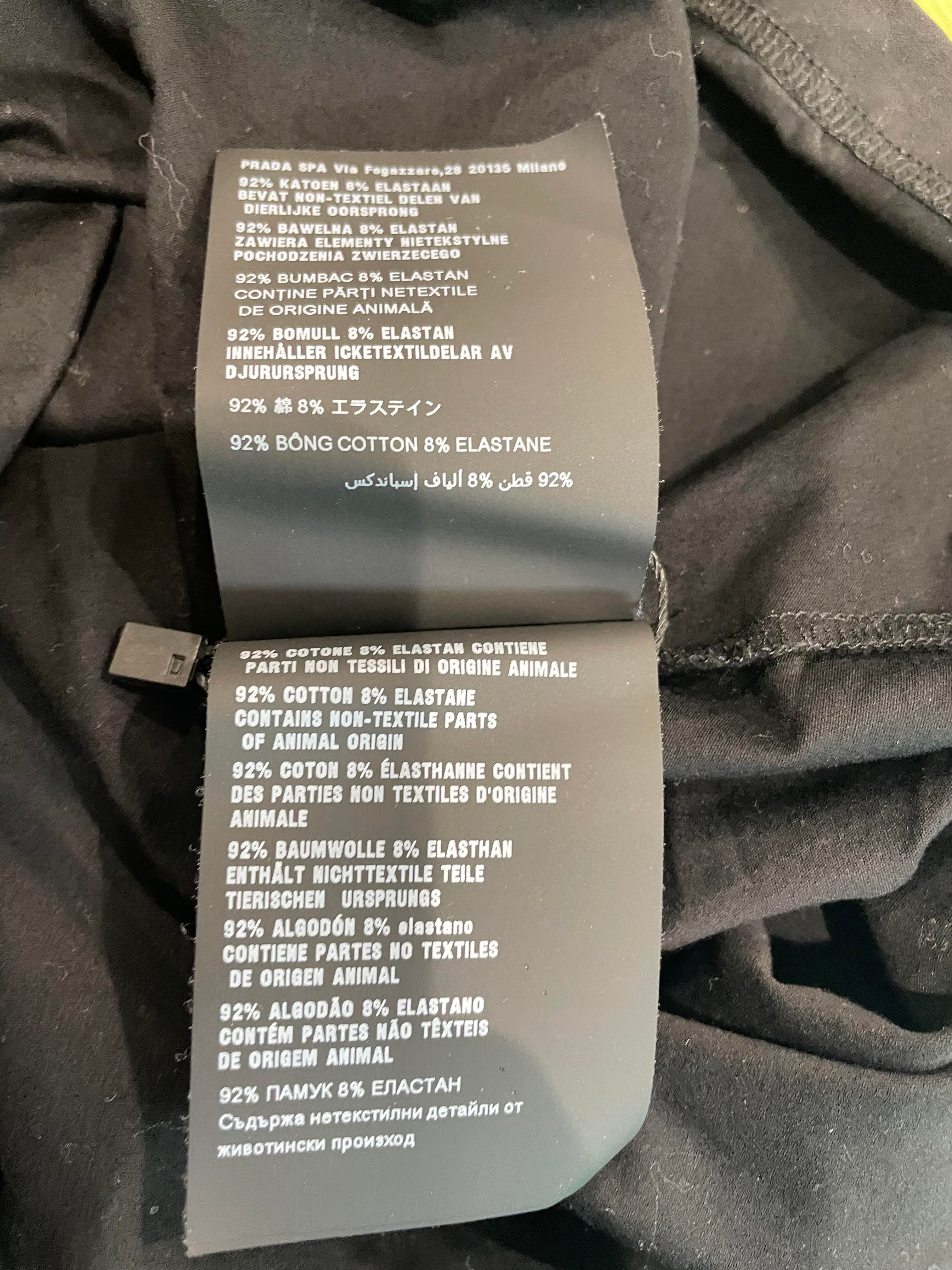 Prada Polo Black & Red T Shirt