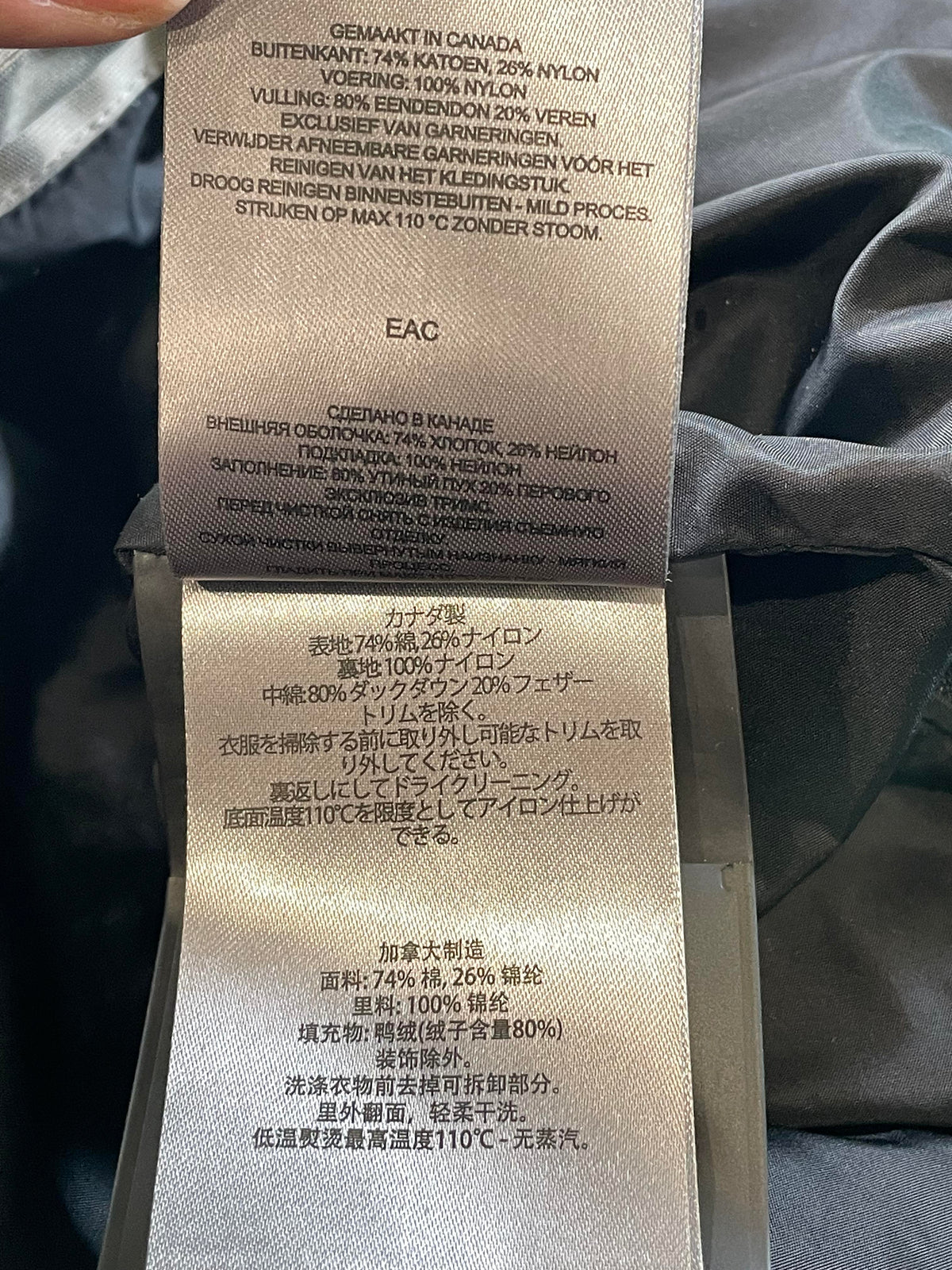 Moose Knuckles 3Q White Fur Tan Jacket