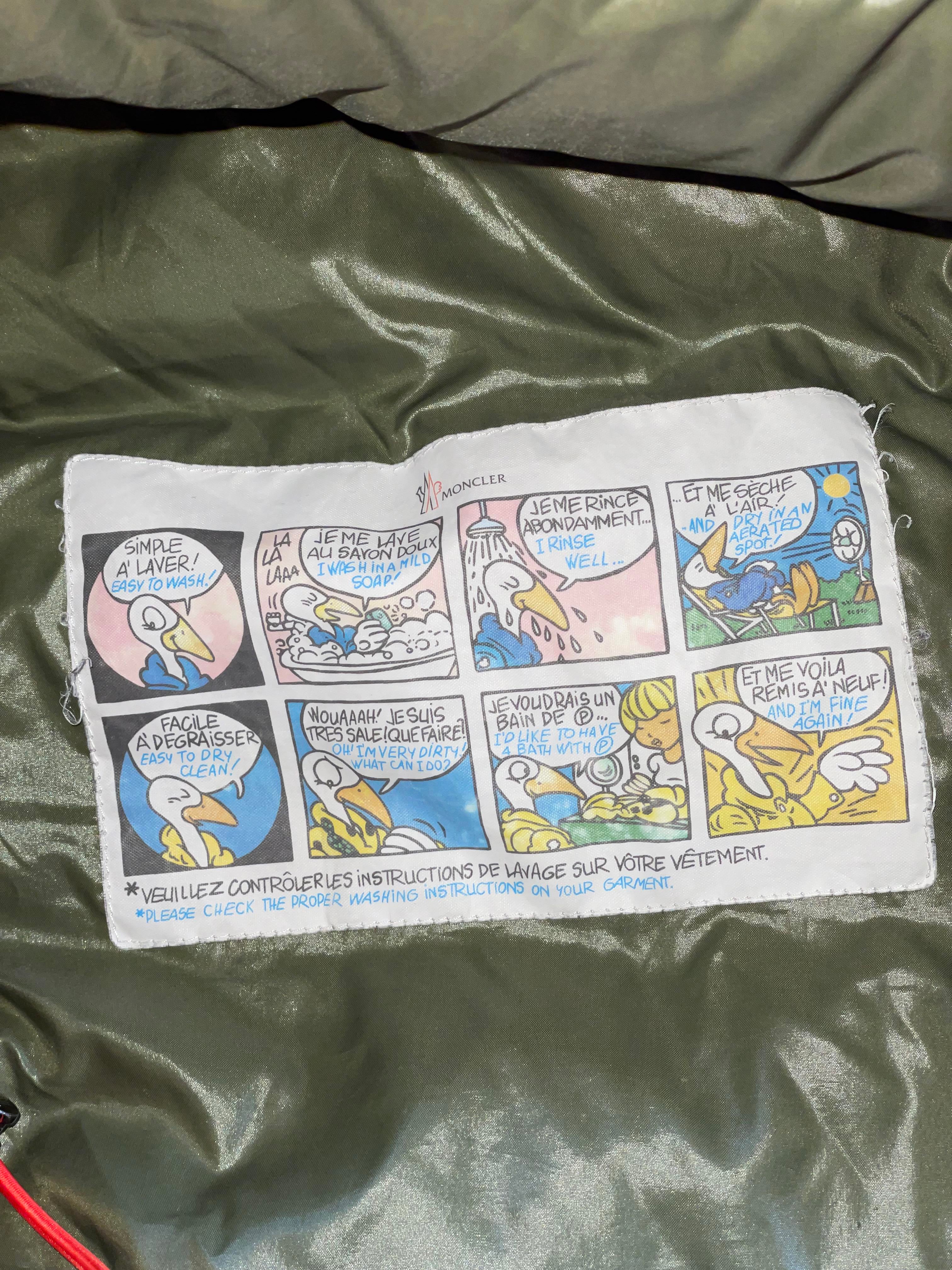 Moncler Maya (2) Orange & Olive Jacket