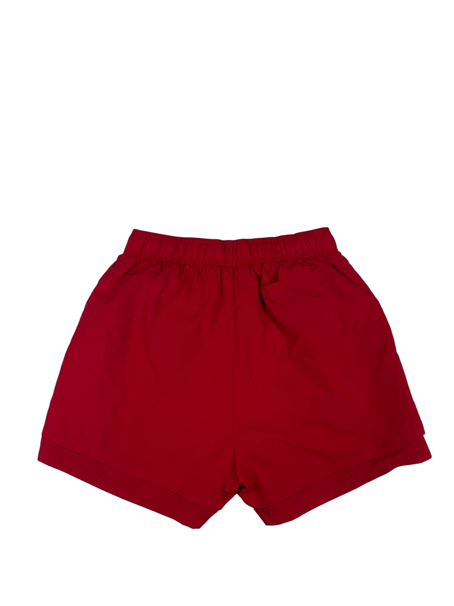 Sp5der Red & Black Double Layer Shorts