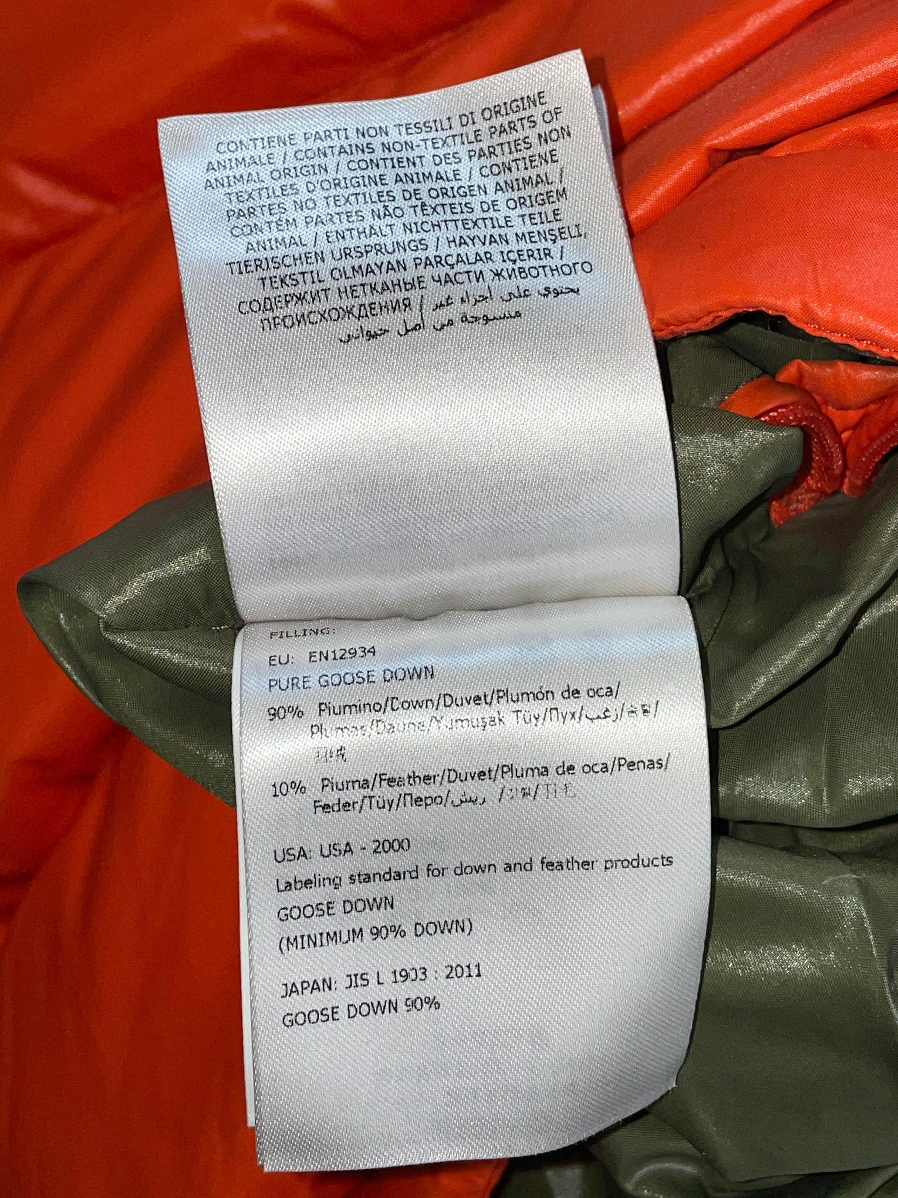 Moncler Maya (2) Orange & Olive Jacket