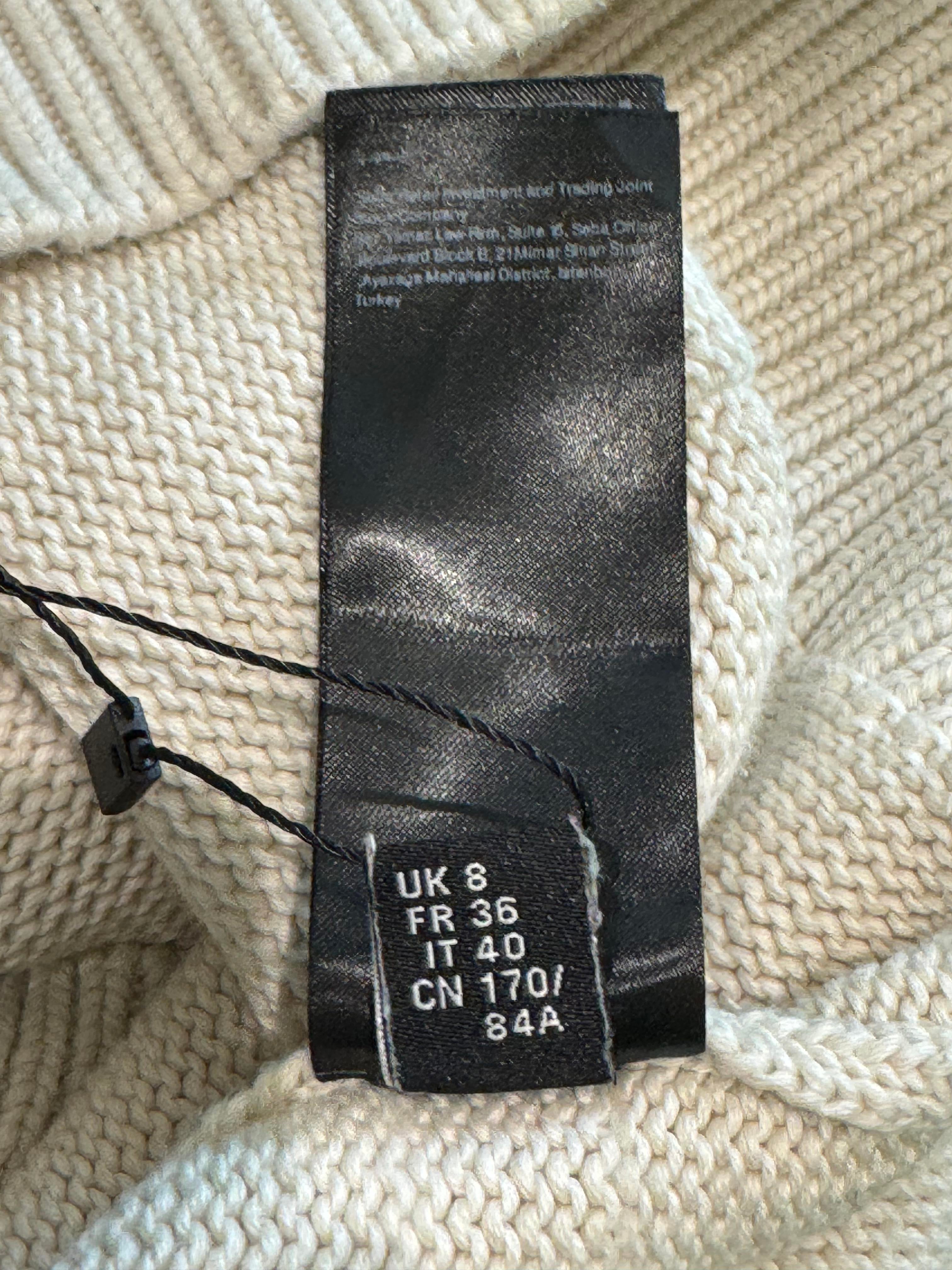 Amiri Knit Bones Cream & Red Hoodie