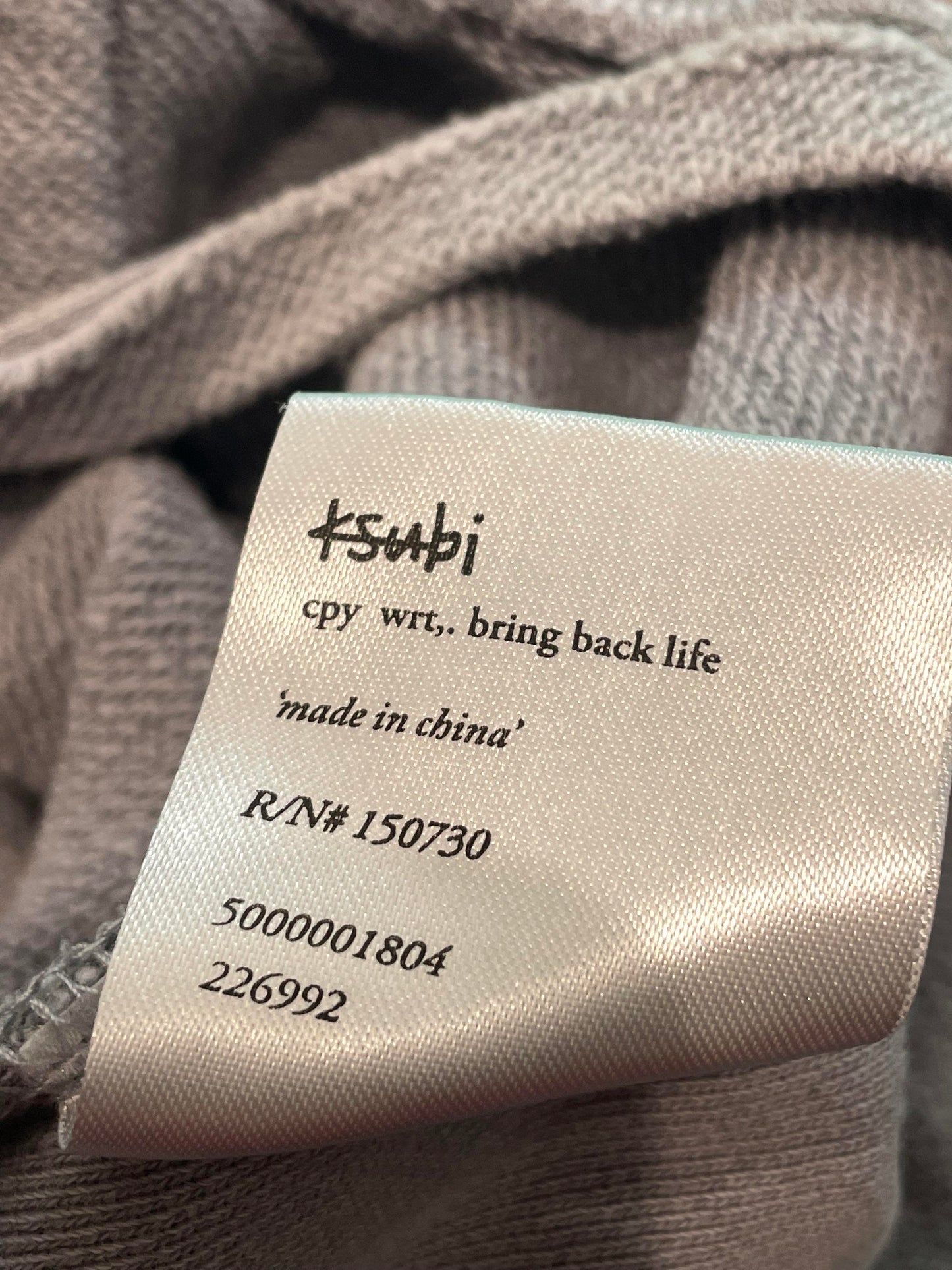 Ksubi Grey Hoodie