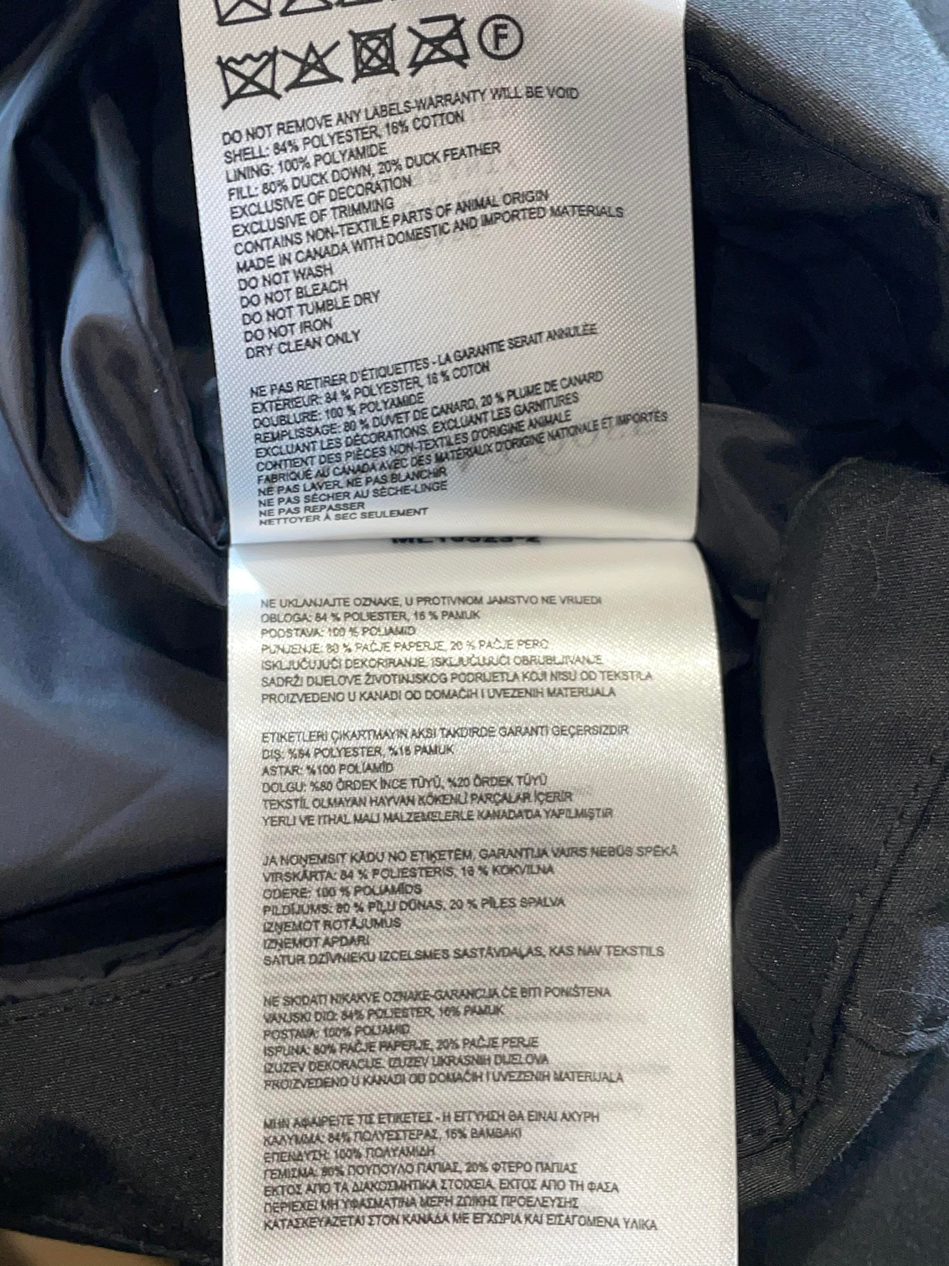 Canada Goose Bayview Cropped Grey Parka Jacket