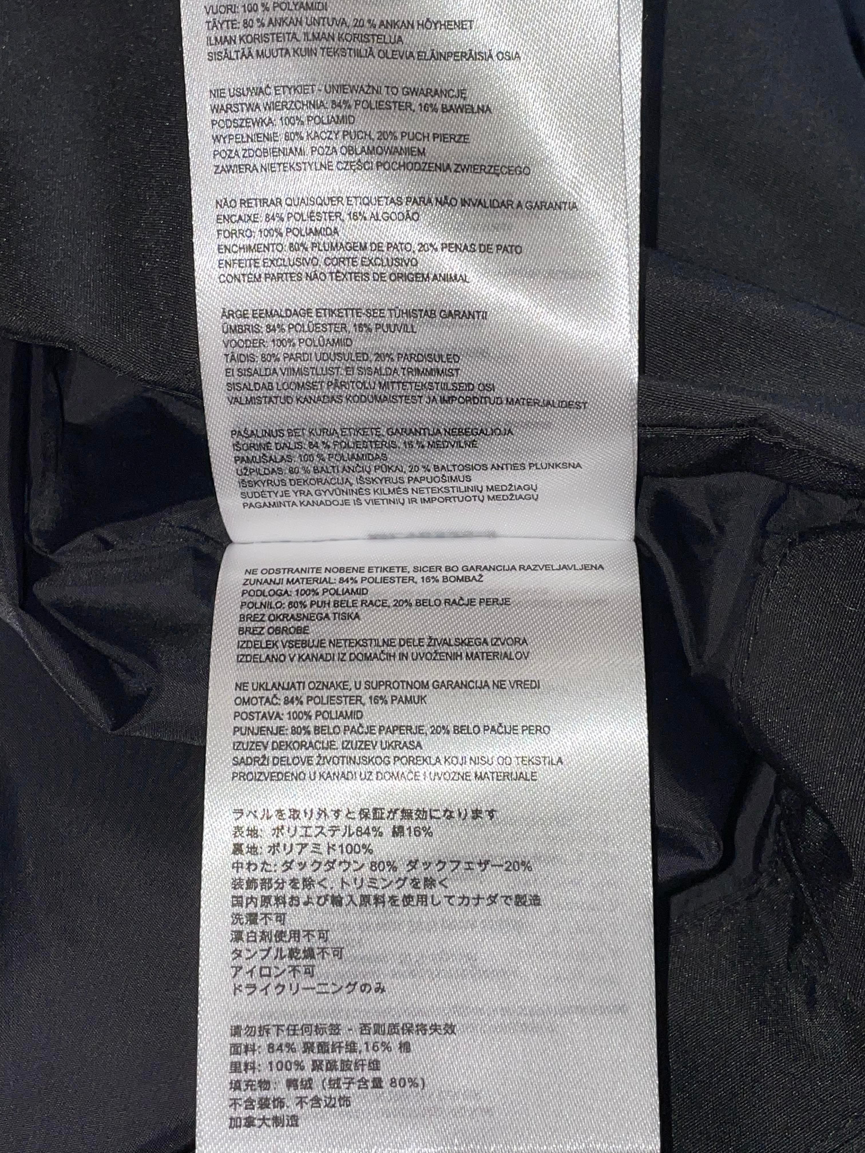 Canada Goose Bayview Cropped Grey Parka Jacket