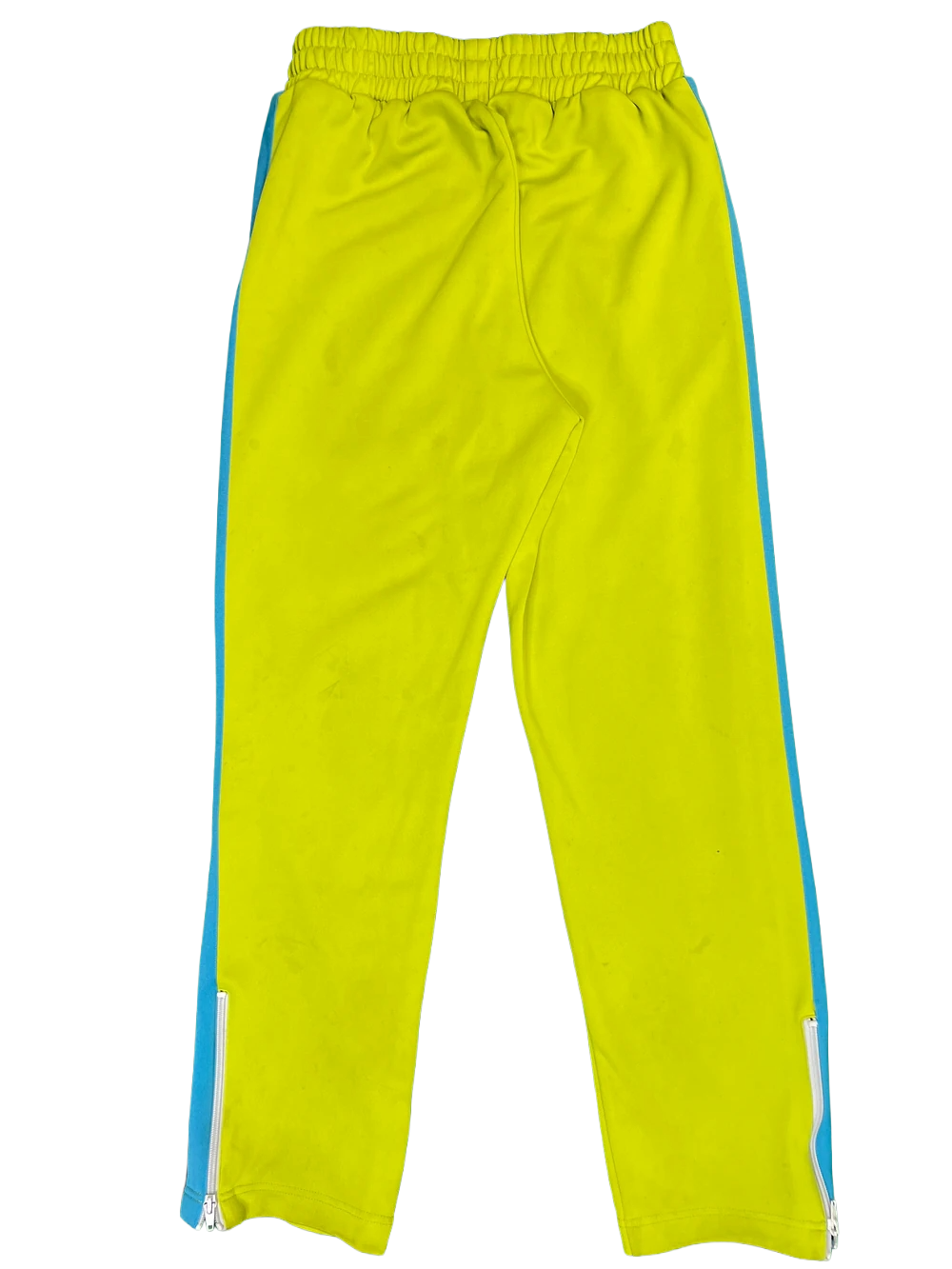 Palm Angels Yellow & Lime Blue Track Pants