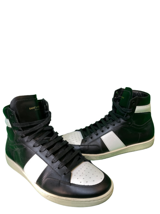 YSL Hi Black & White Sneaker