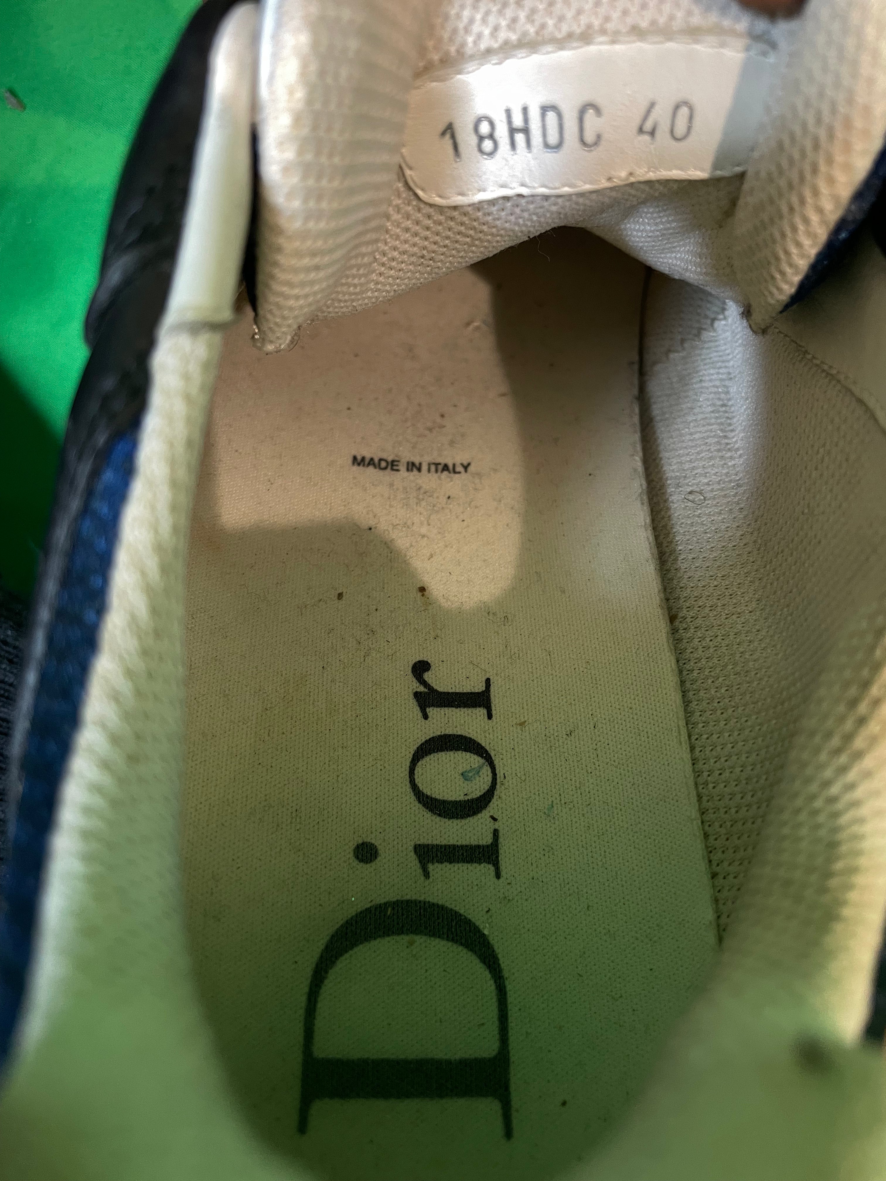 Dior B22 Navy & Black Sneakers