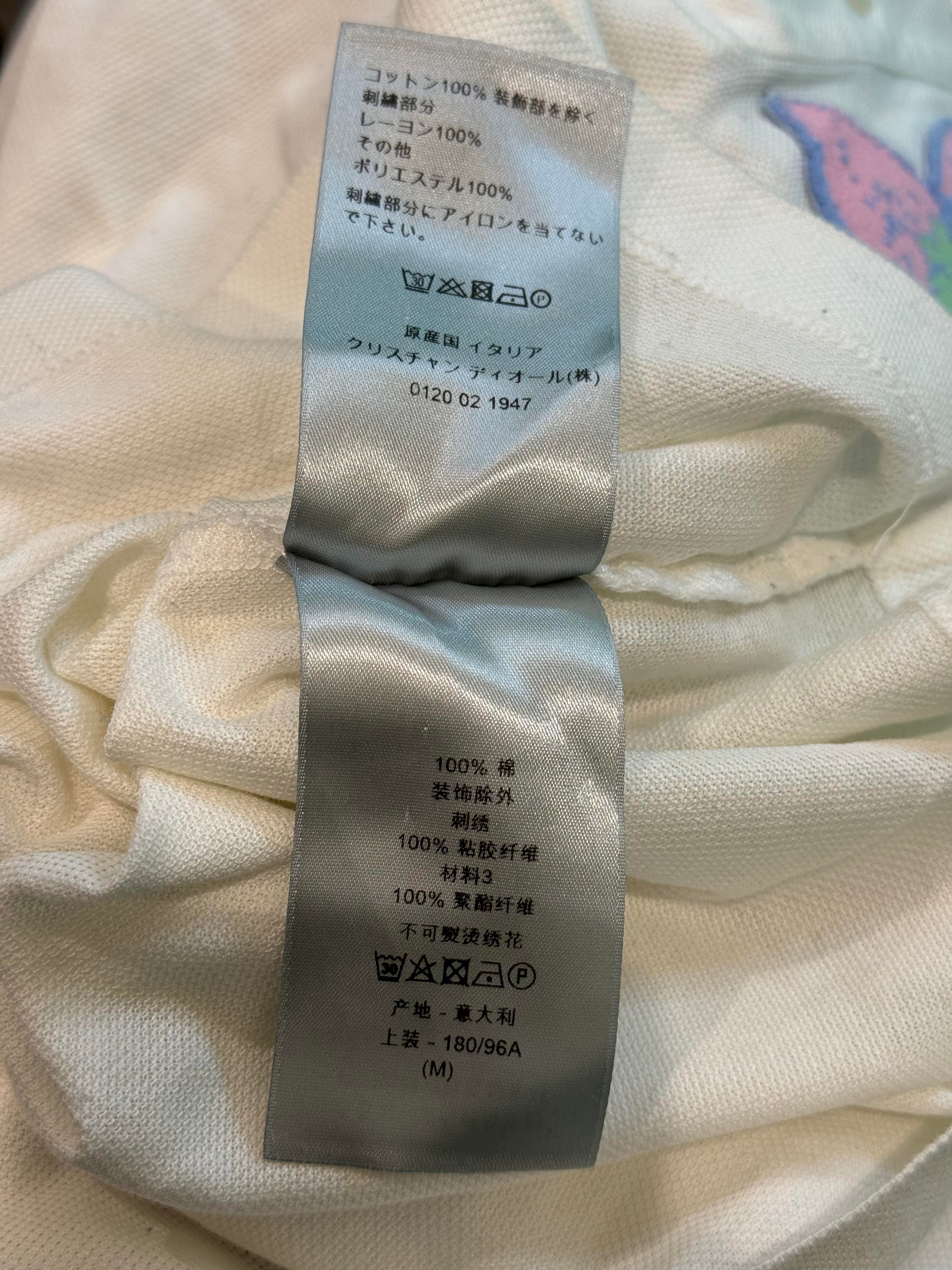 Dior Polo White Pink Blue