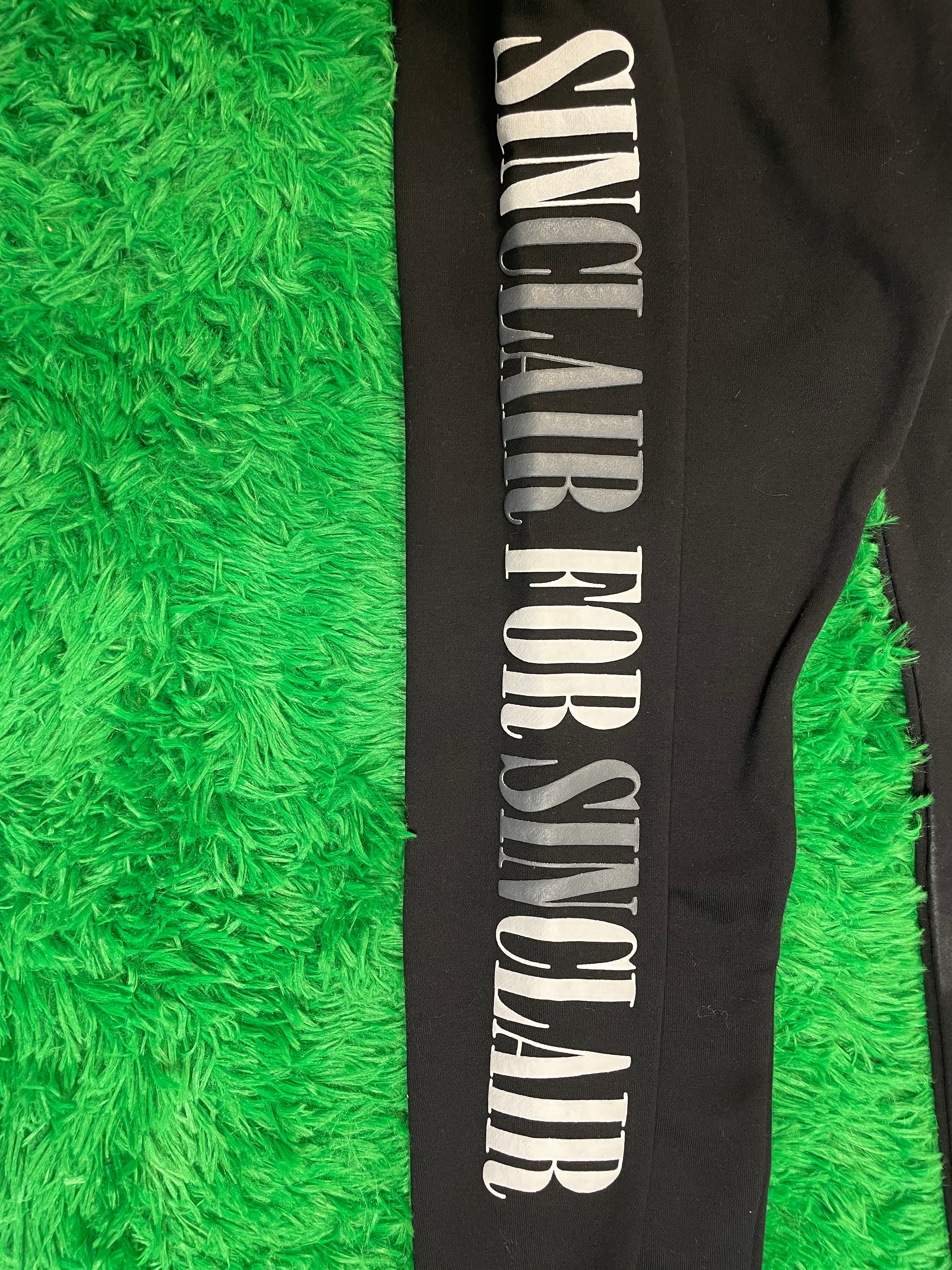 Sinclair Sweats Black Grey XL New