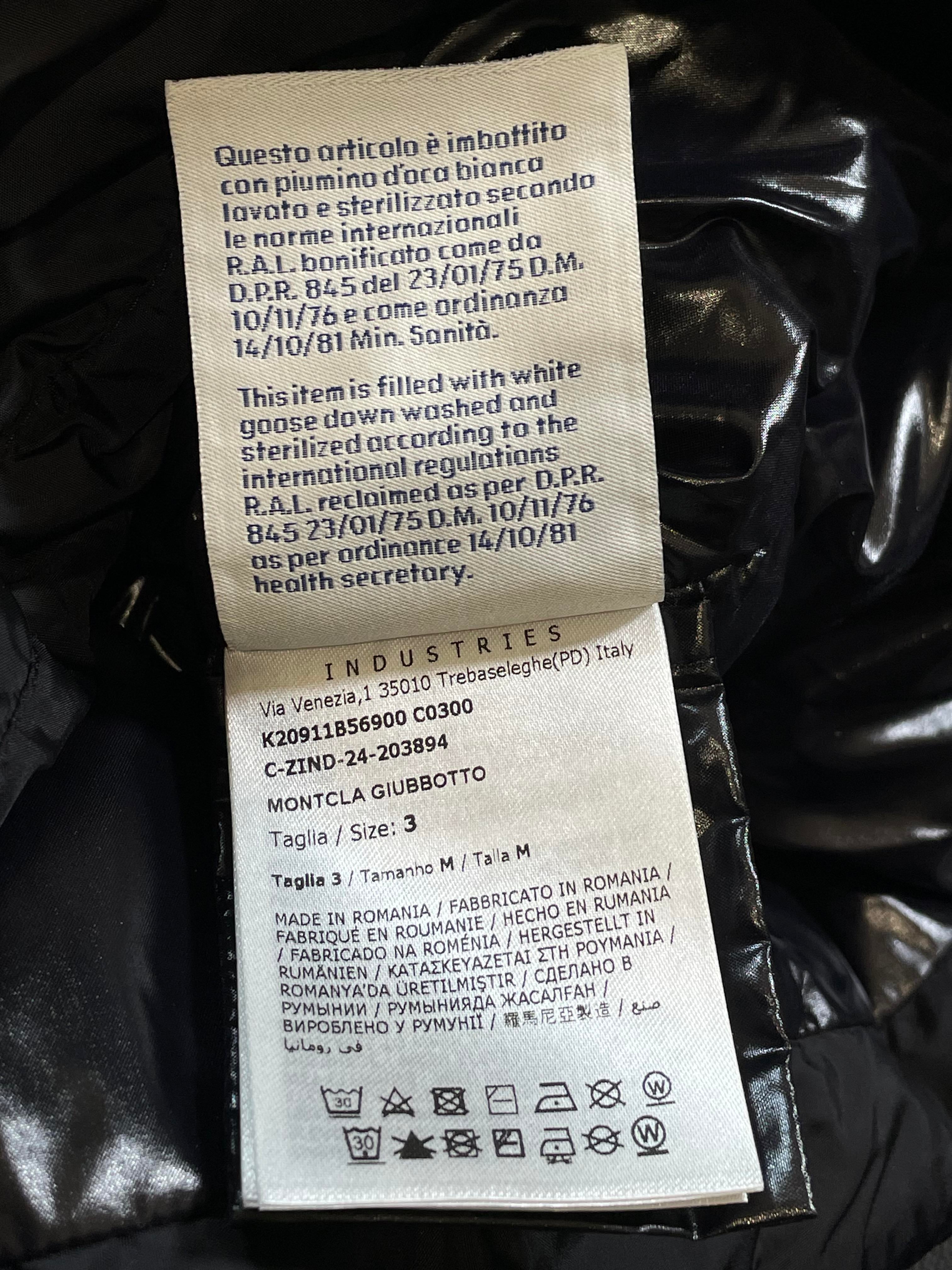 Moncler Montcla (3) Black Puffer Jacket