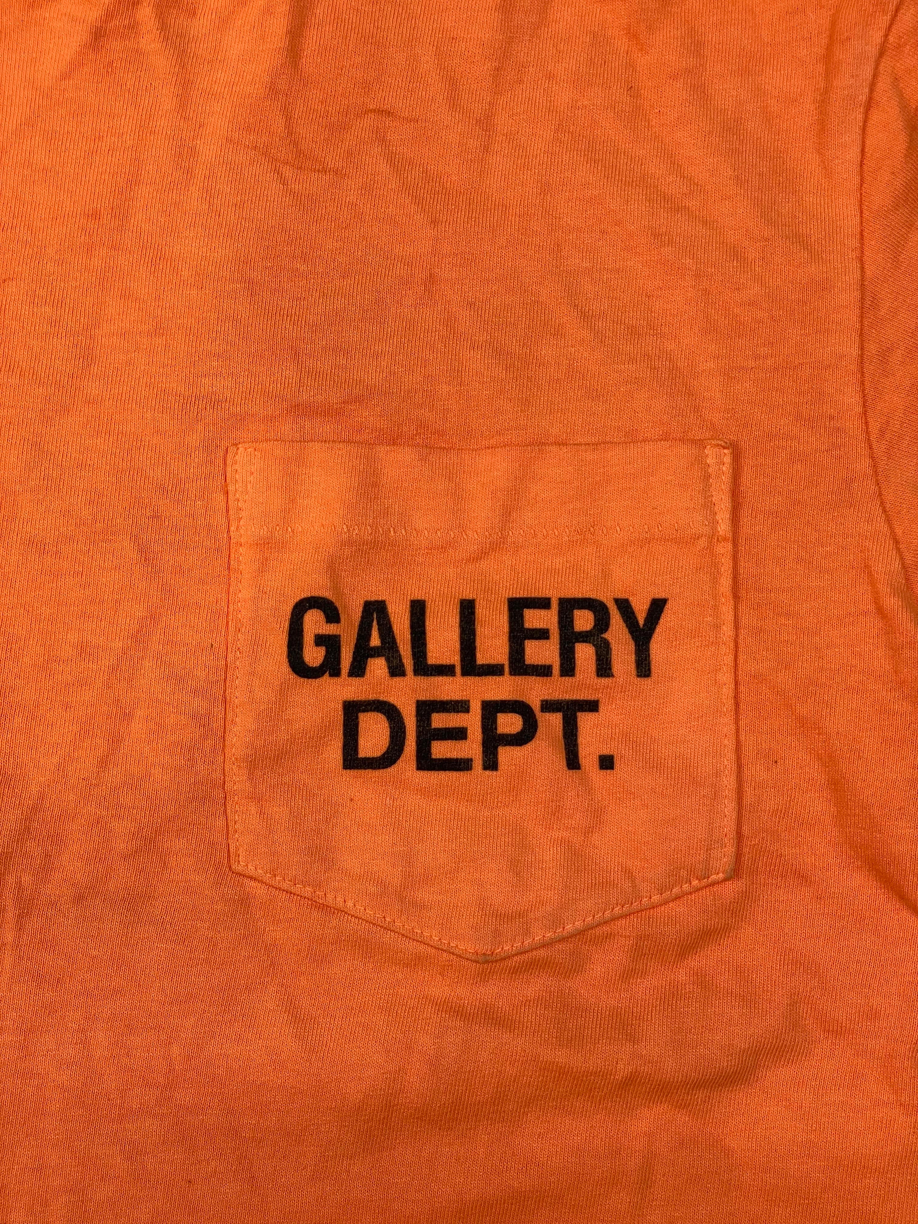 Gallery Dept French Logo Orange & Black Tee