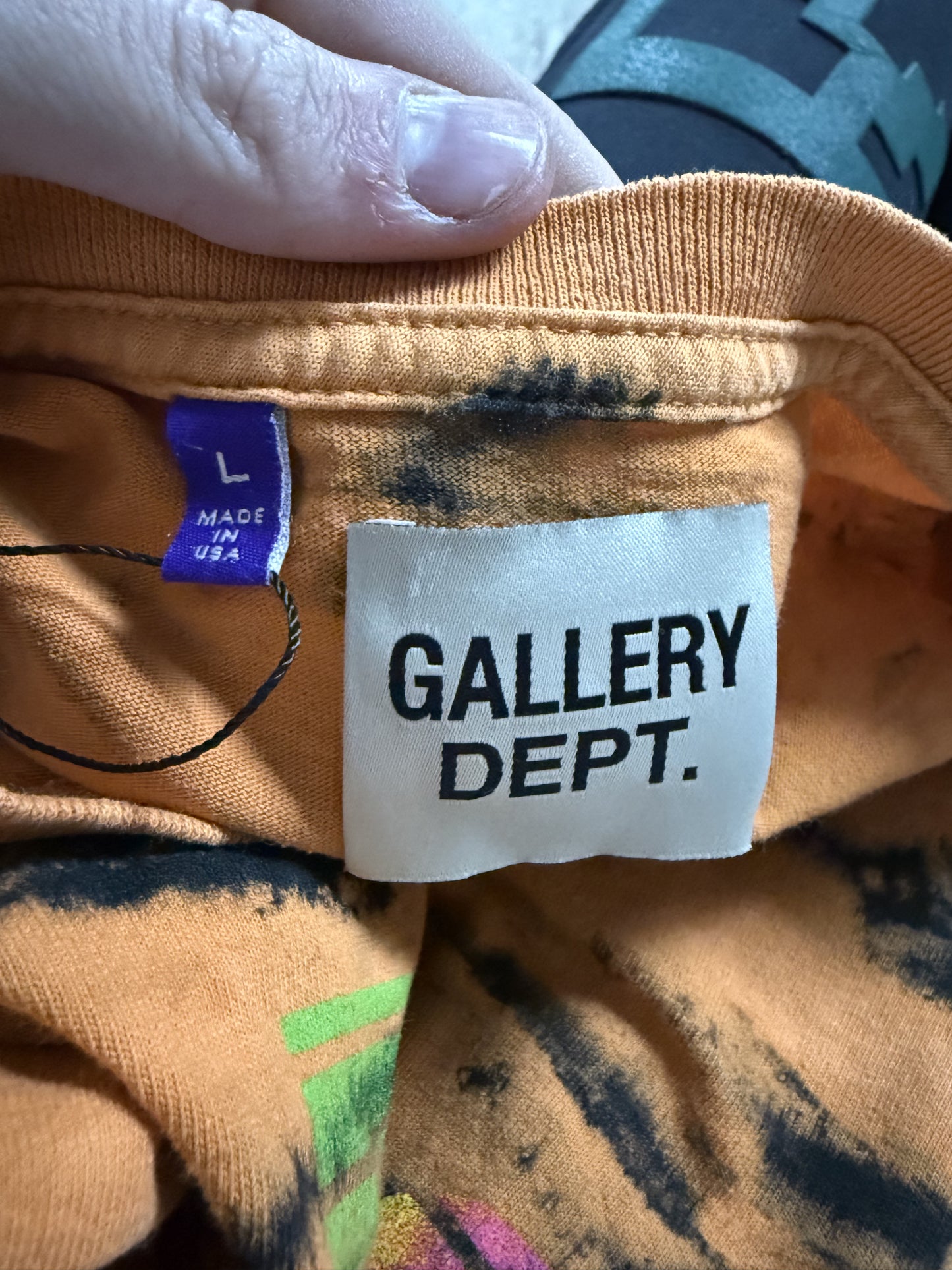 Gallery Dept Miami Beach Tie Dye Tee Used Large