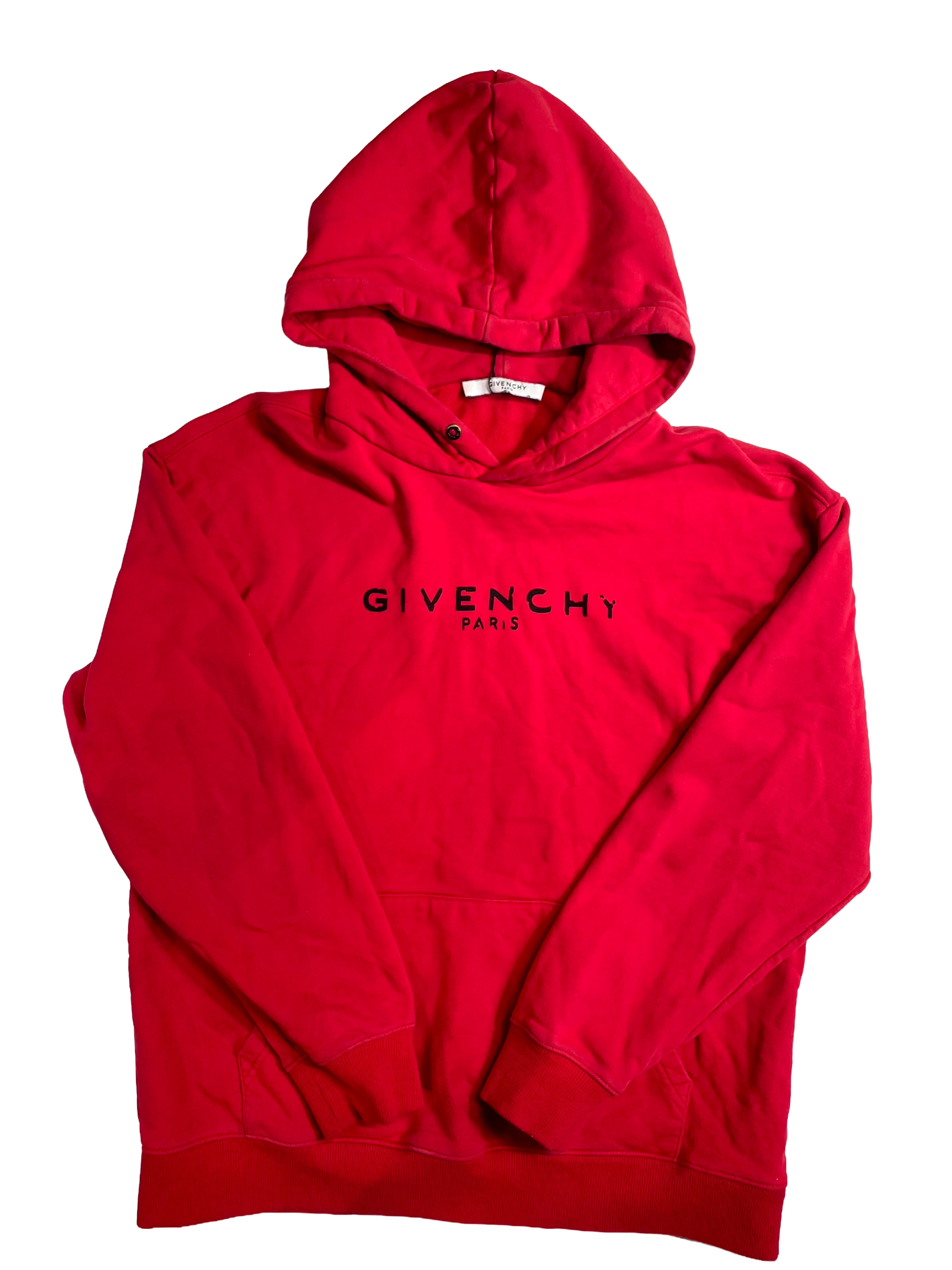 Givenchy LoGo Red & Black Hoodie