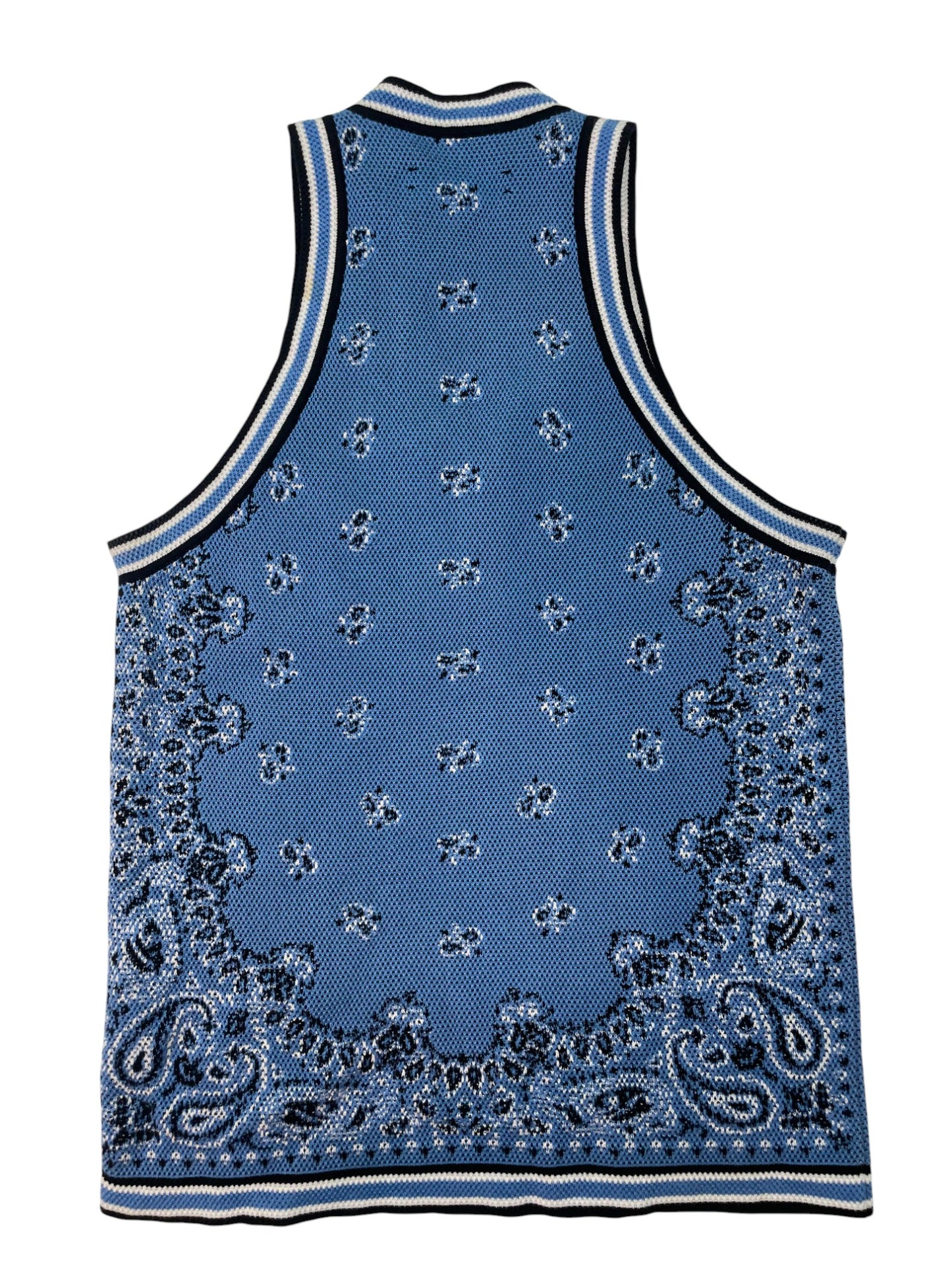 Amiri Baby Blue MA Knit Tank Top