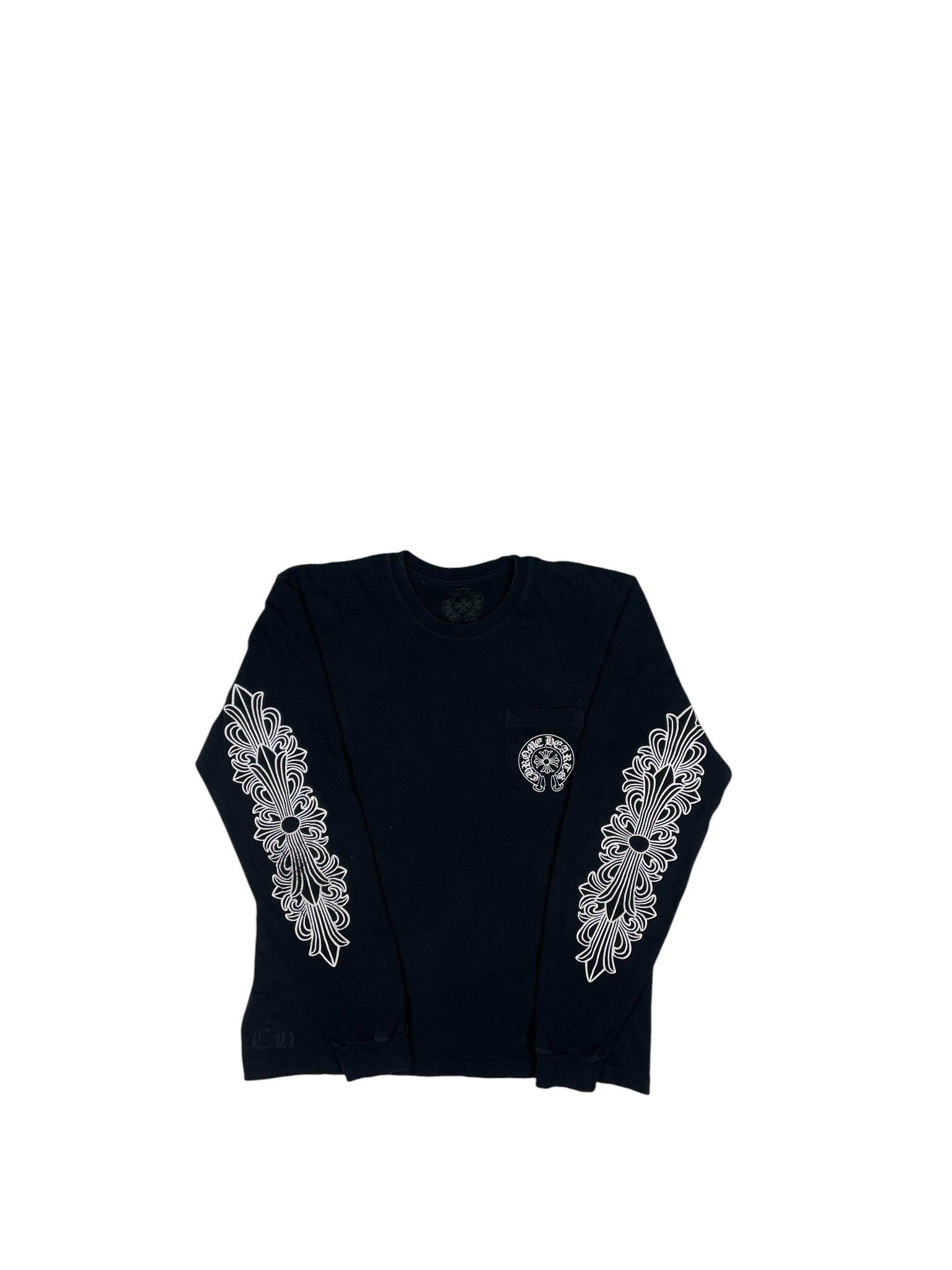 Chrome Hearts 'Horseshoe' Black Long Sleeve Tee