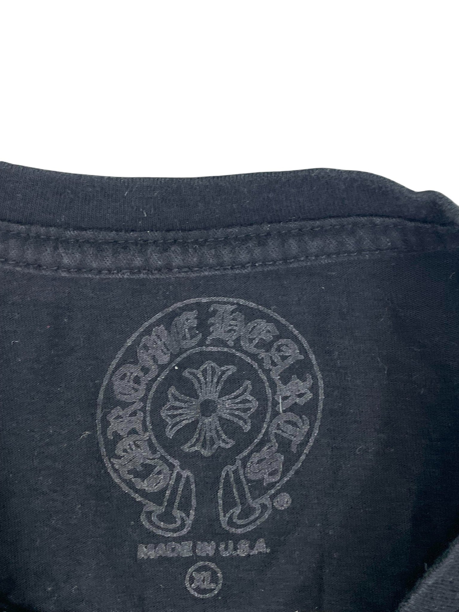 Chrome Hearts 'Horseshoe' Black Long Sleeve Tee