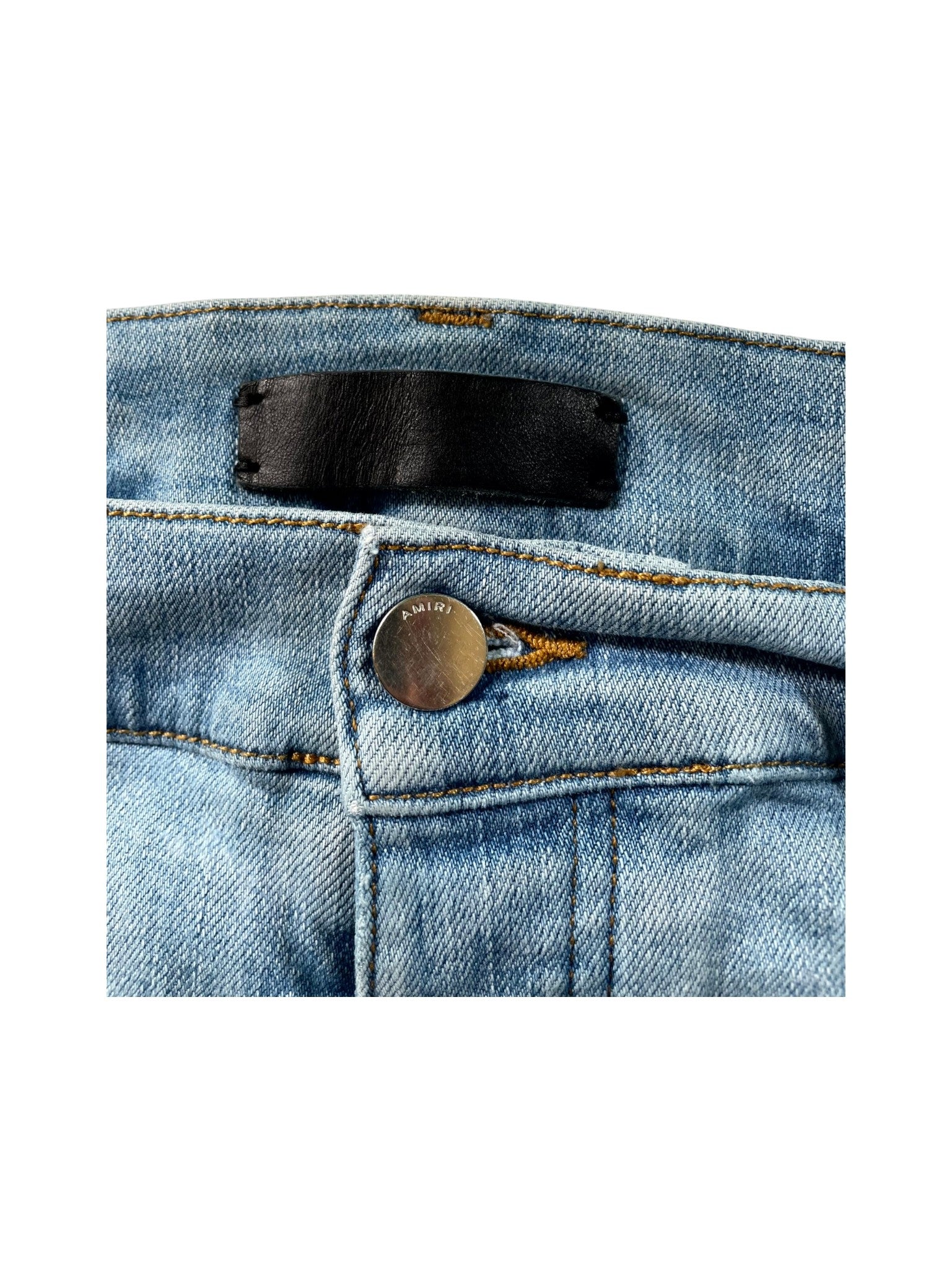 Amiri "Shotgun" Light Wash Jeans
