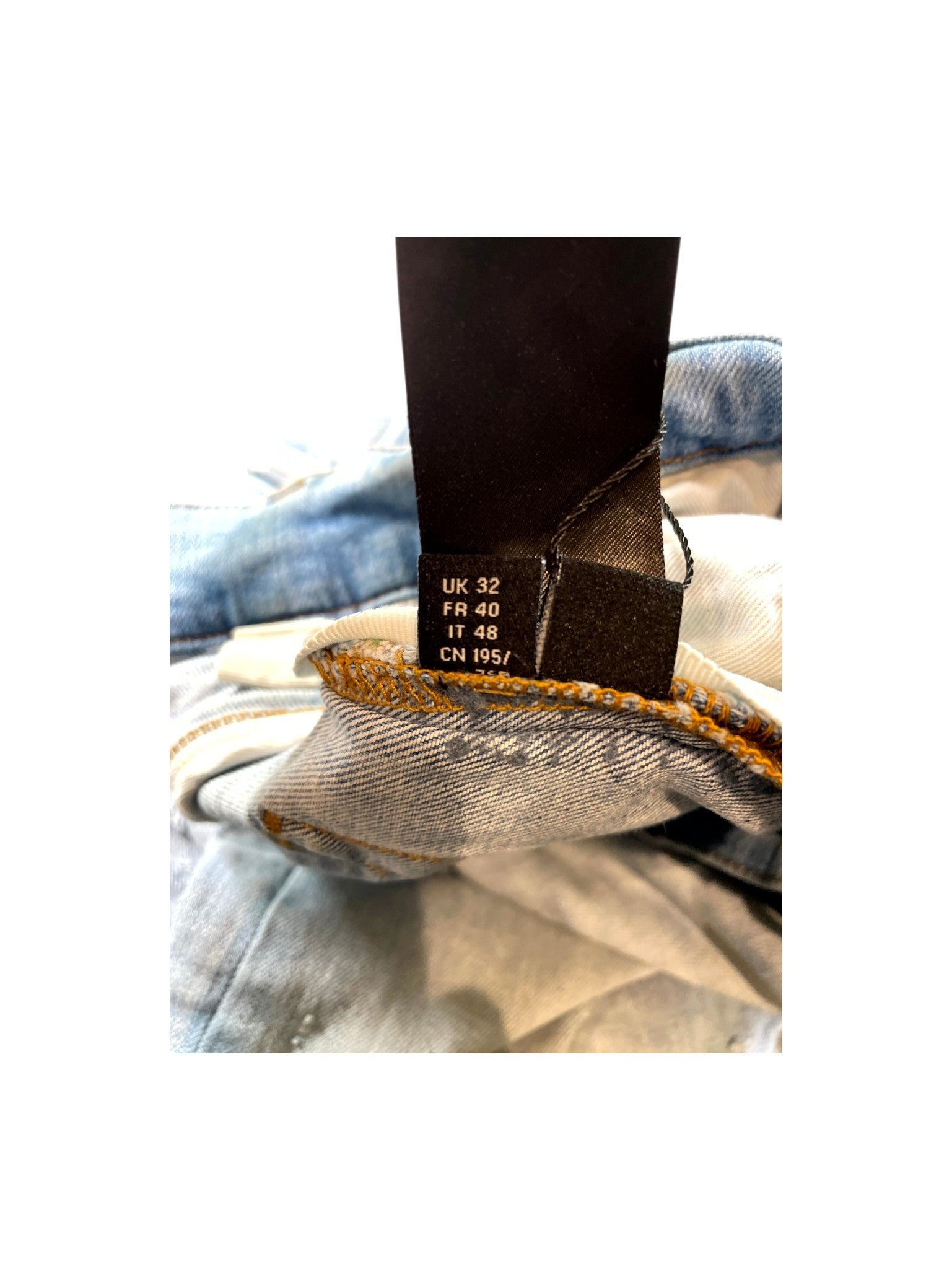 Amiri "Shotgun" Light Wash Jeans