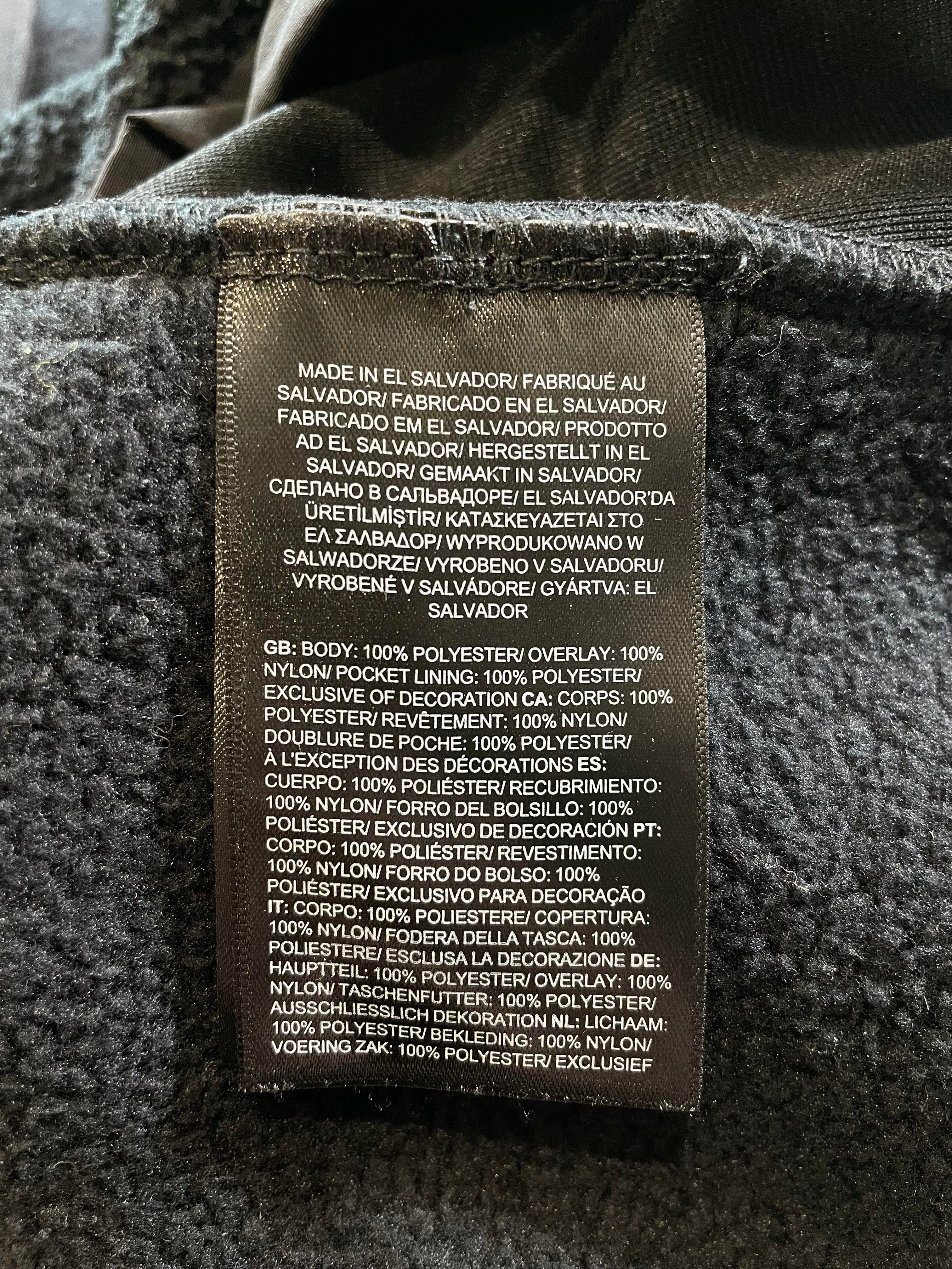 The North Face Fleece Black Zip Up