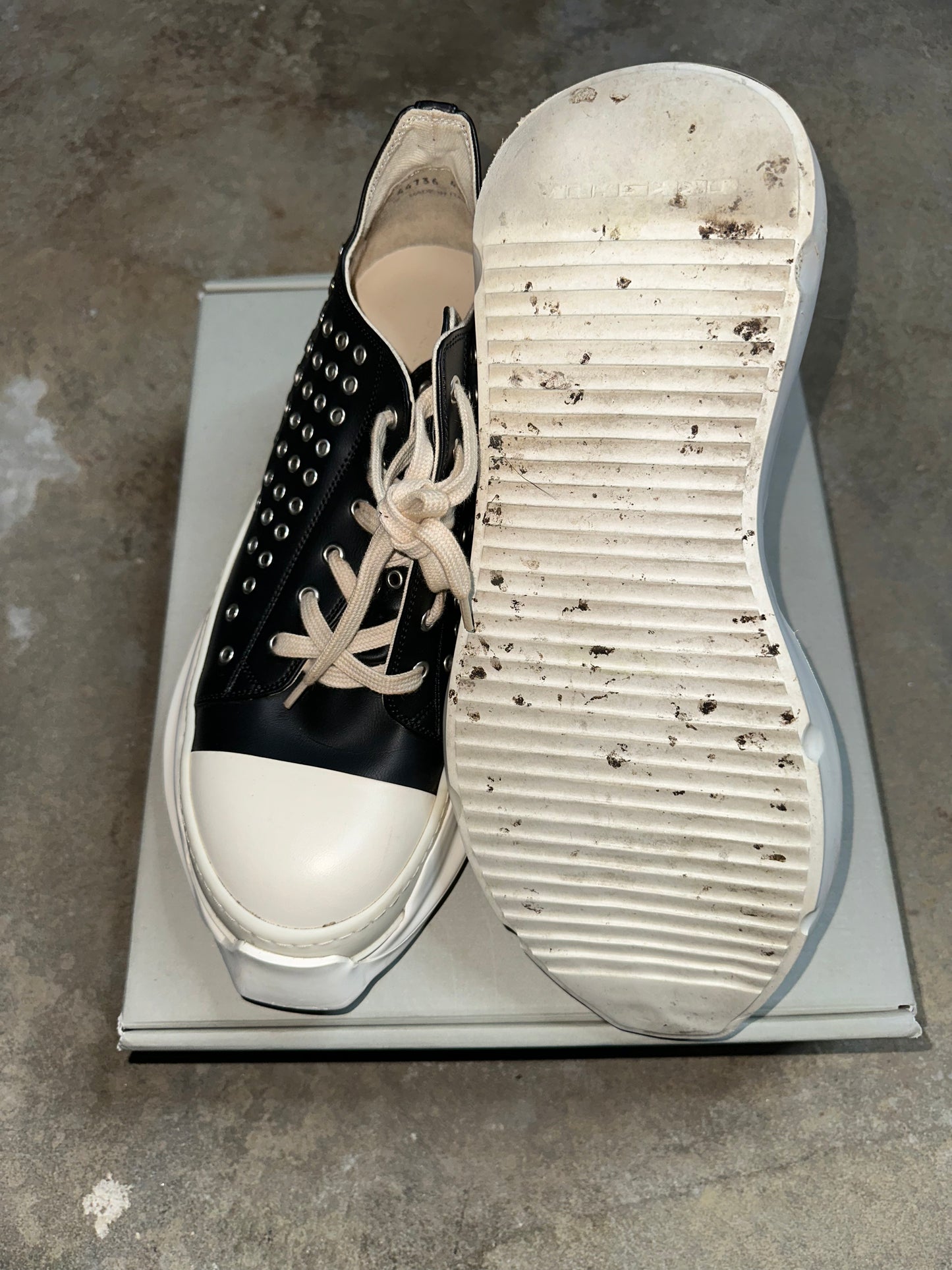 Rick Owens Abstract Low Studded Used 45.5 (US 12.5) With Box