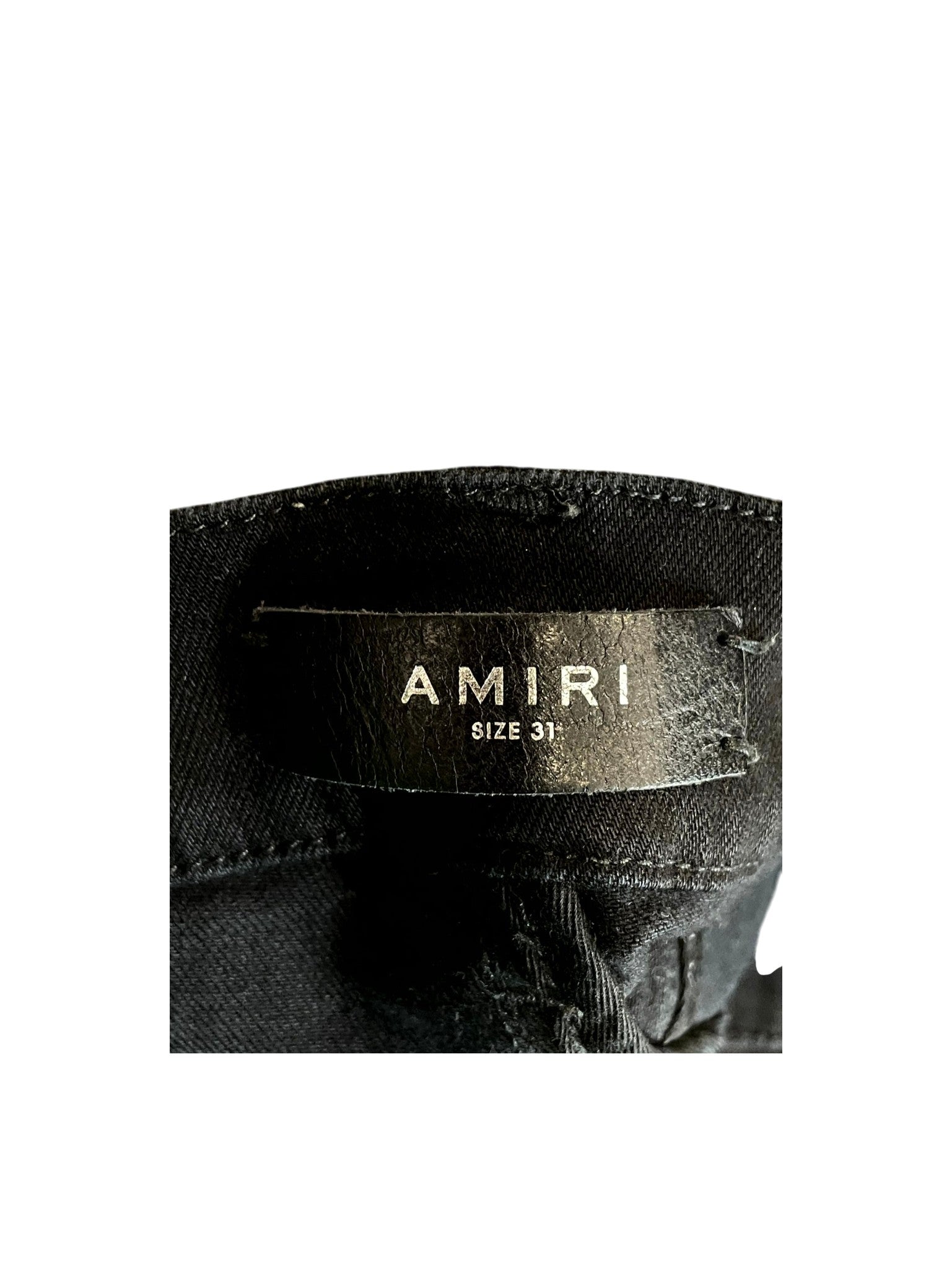 Amiri Lakers Stripe Black Jeans