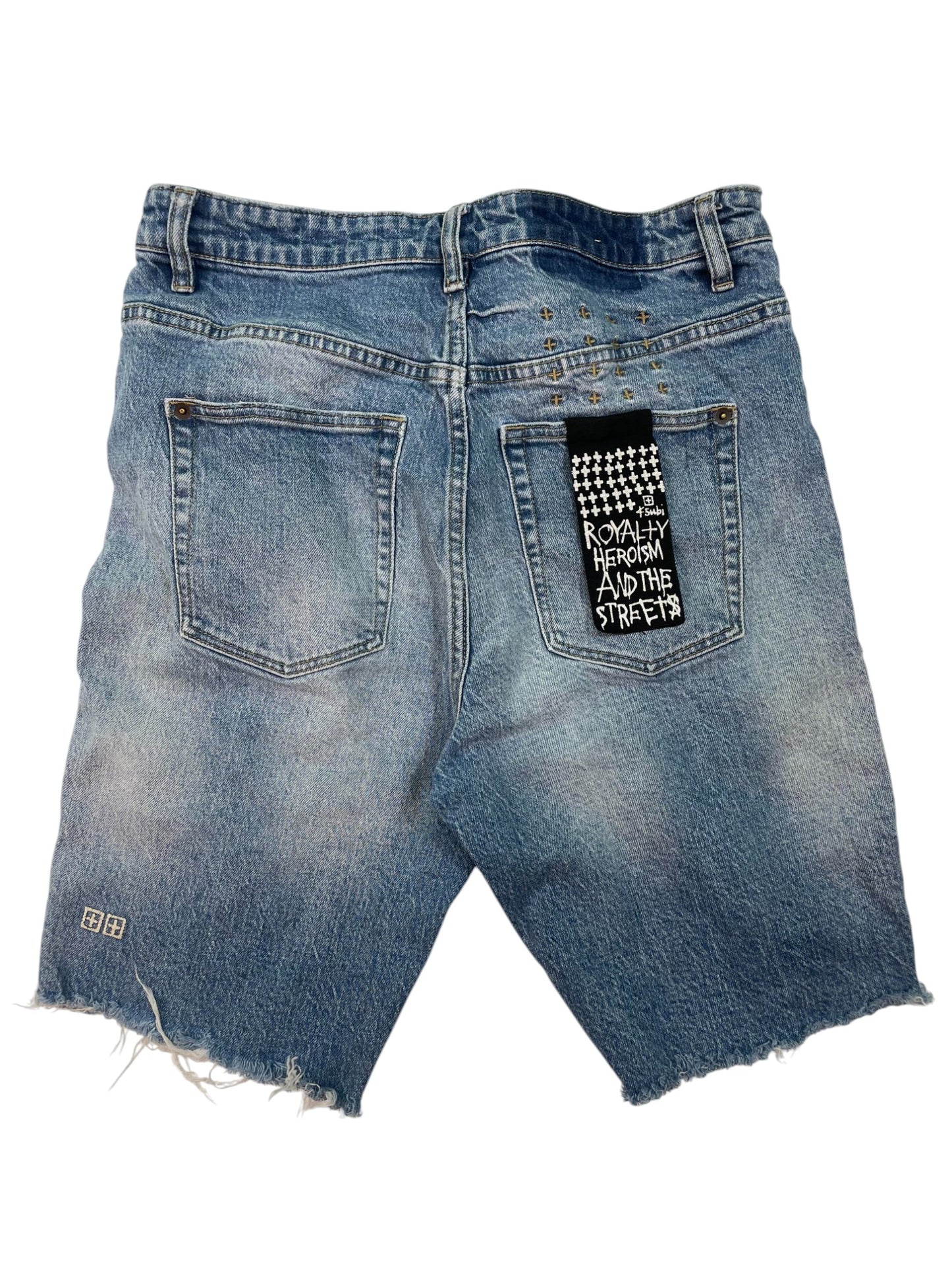 Ksubi Light Wash Jean Shorts