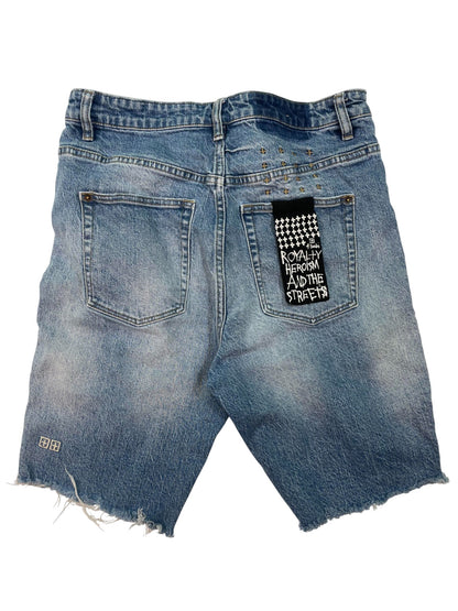 Ksubi Light Wash Jean Shorts