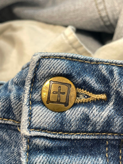 Ksubi Light Wash Jean Shorts