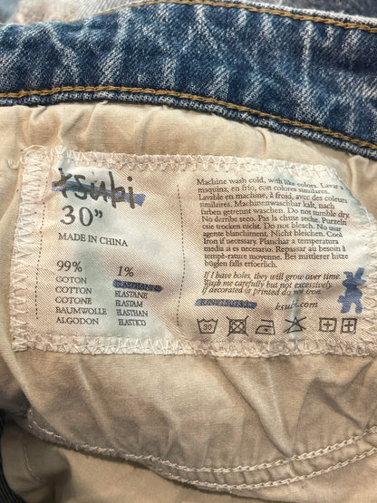 Ksubi Light Wash Jean Shorts