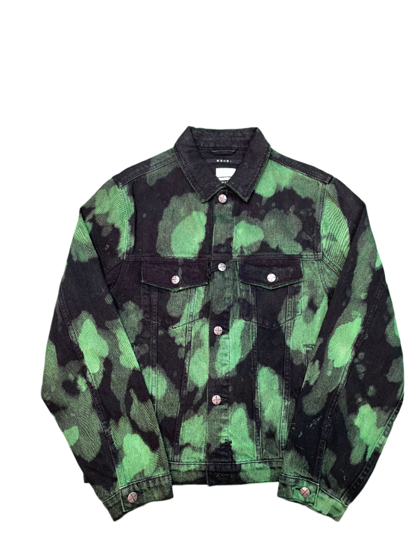 Ksubi Black & Green Jean Jacket