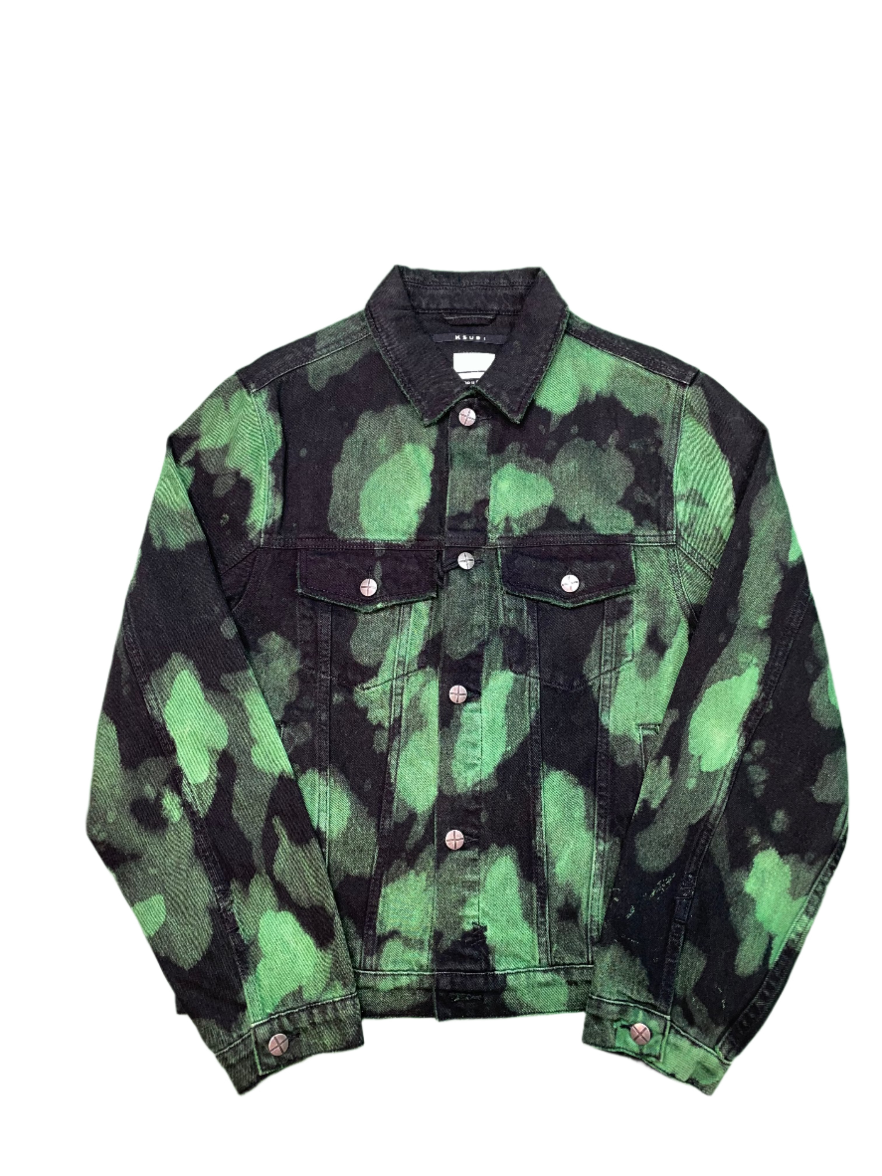 Ksubi Black & Green Jean Jacket