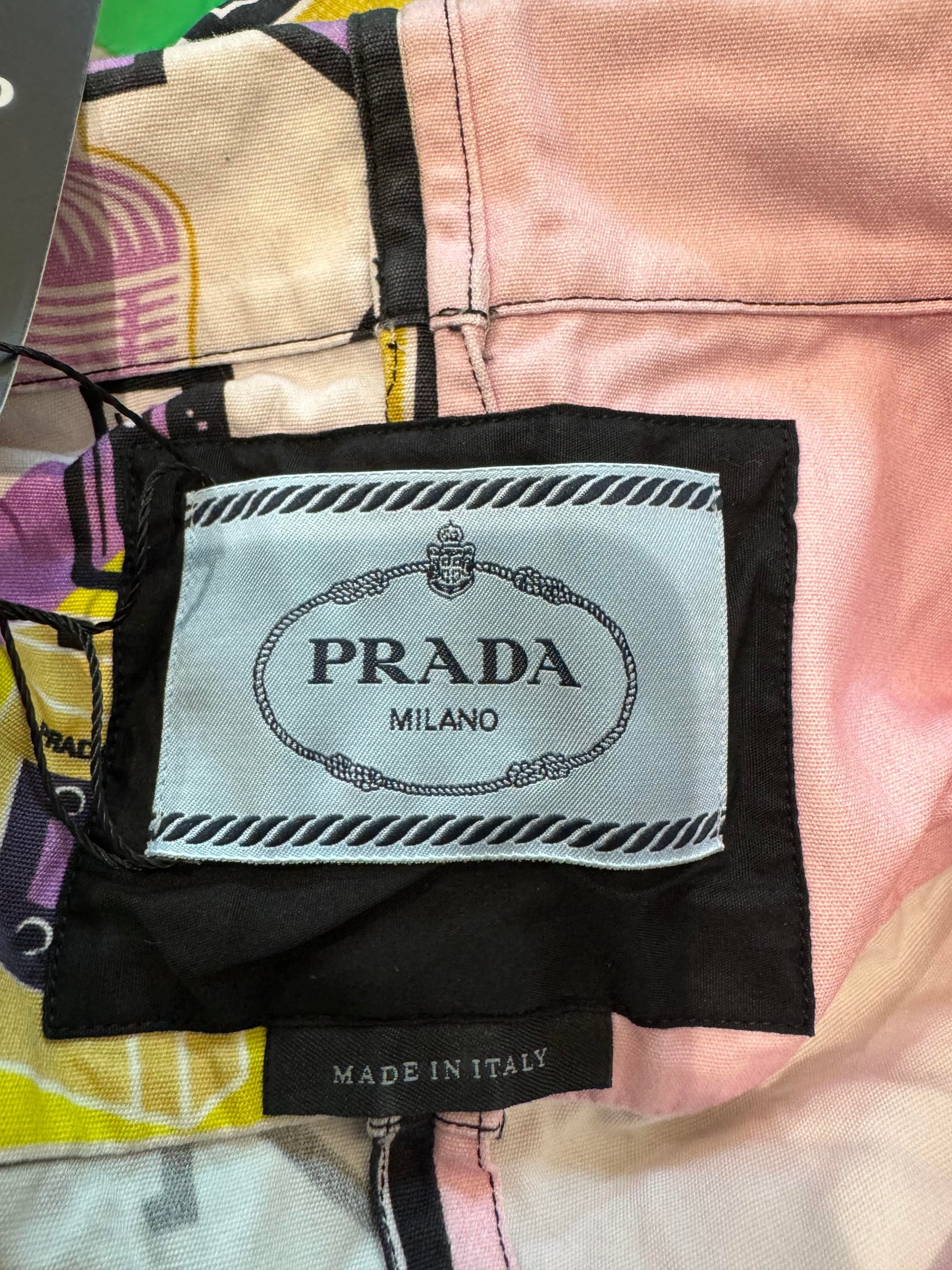 Prada Double Match Button Up