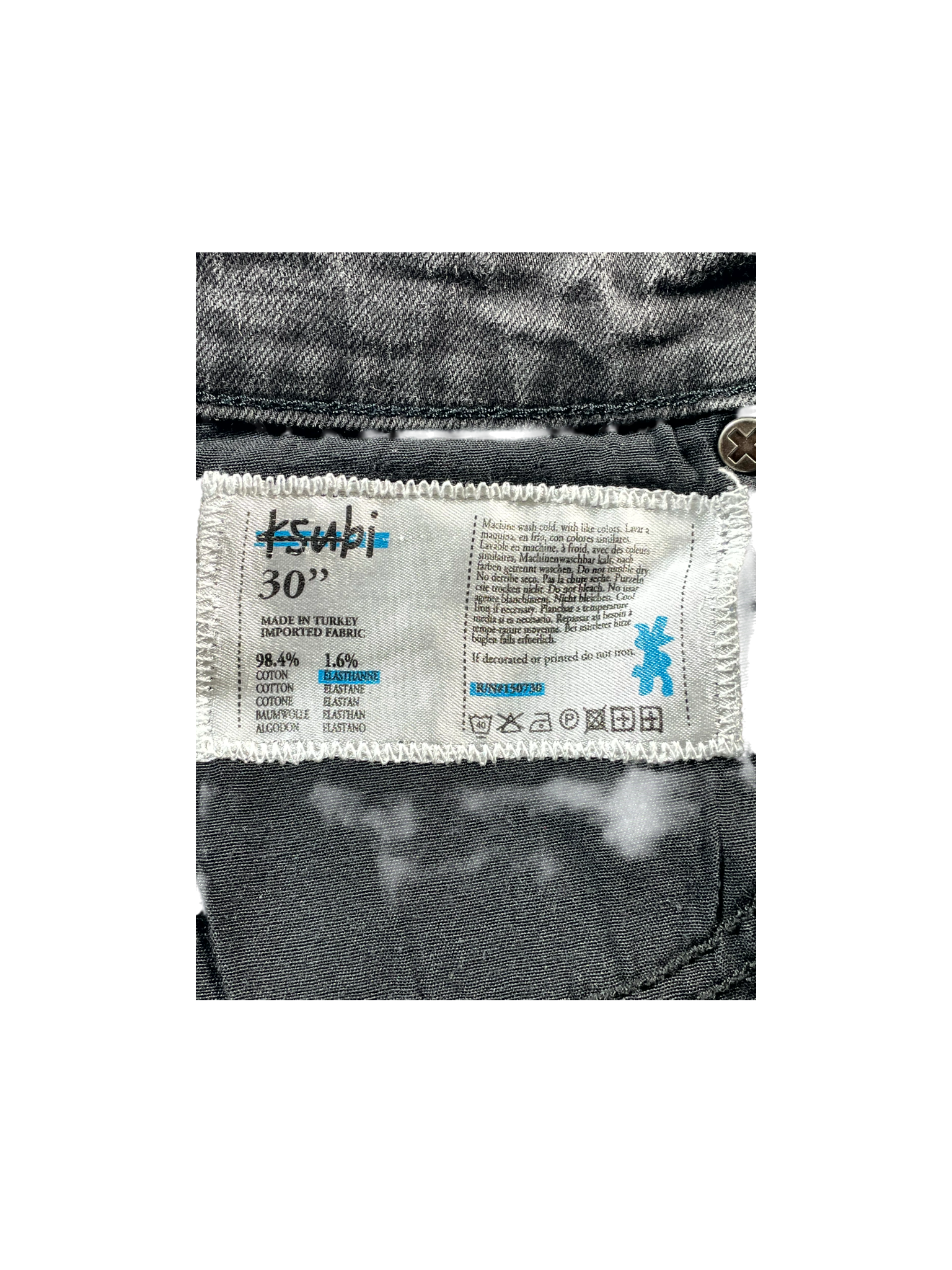Ksubi Black & Lime Jeans