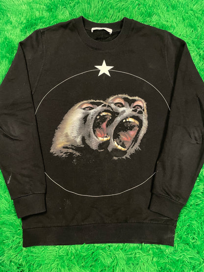 Givenchy Monkey Crewneck Black XS Used