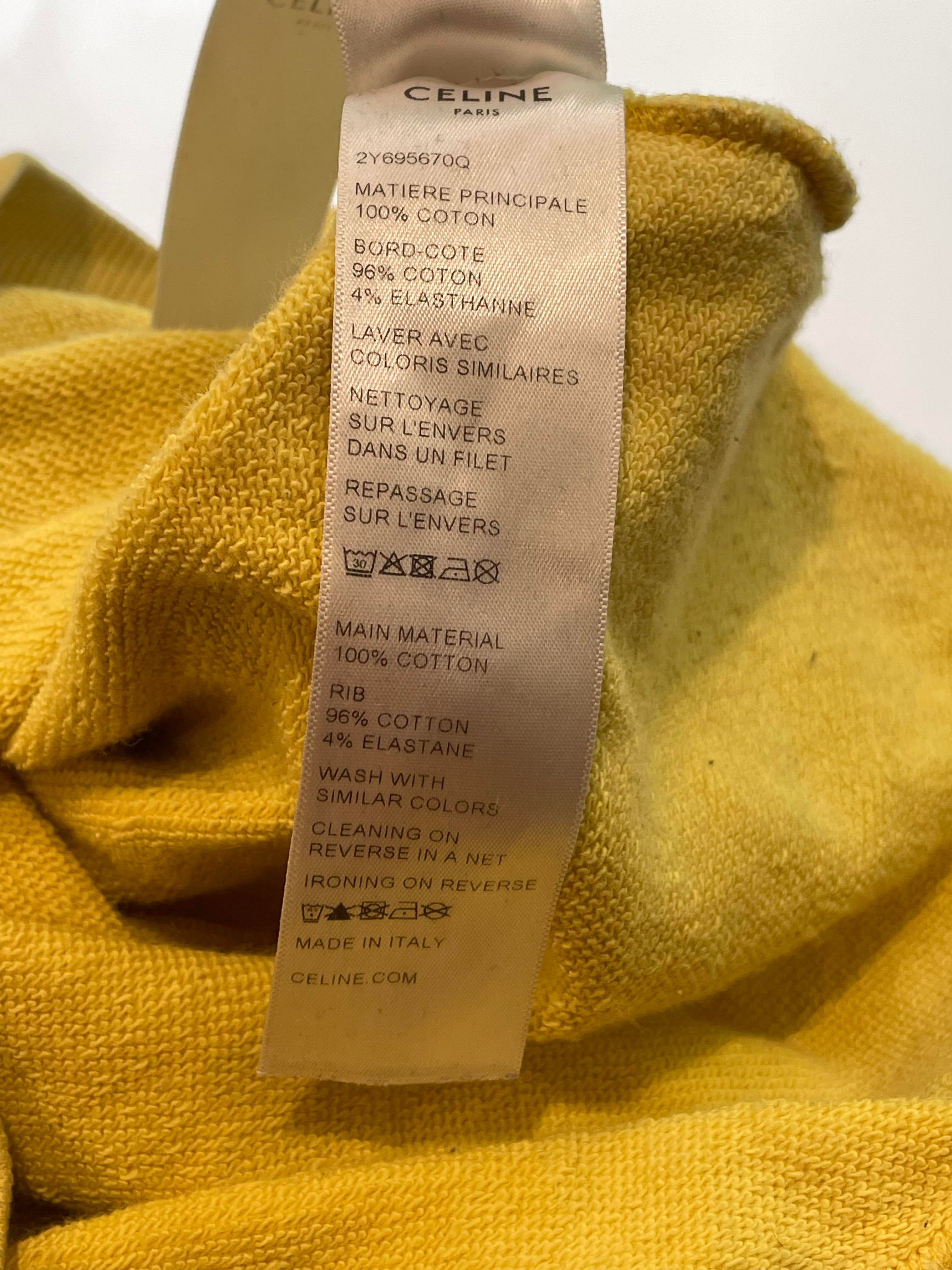 Celine Studded Yellow Hoodie