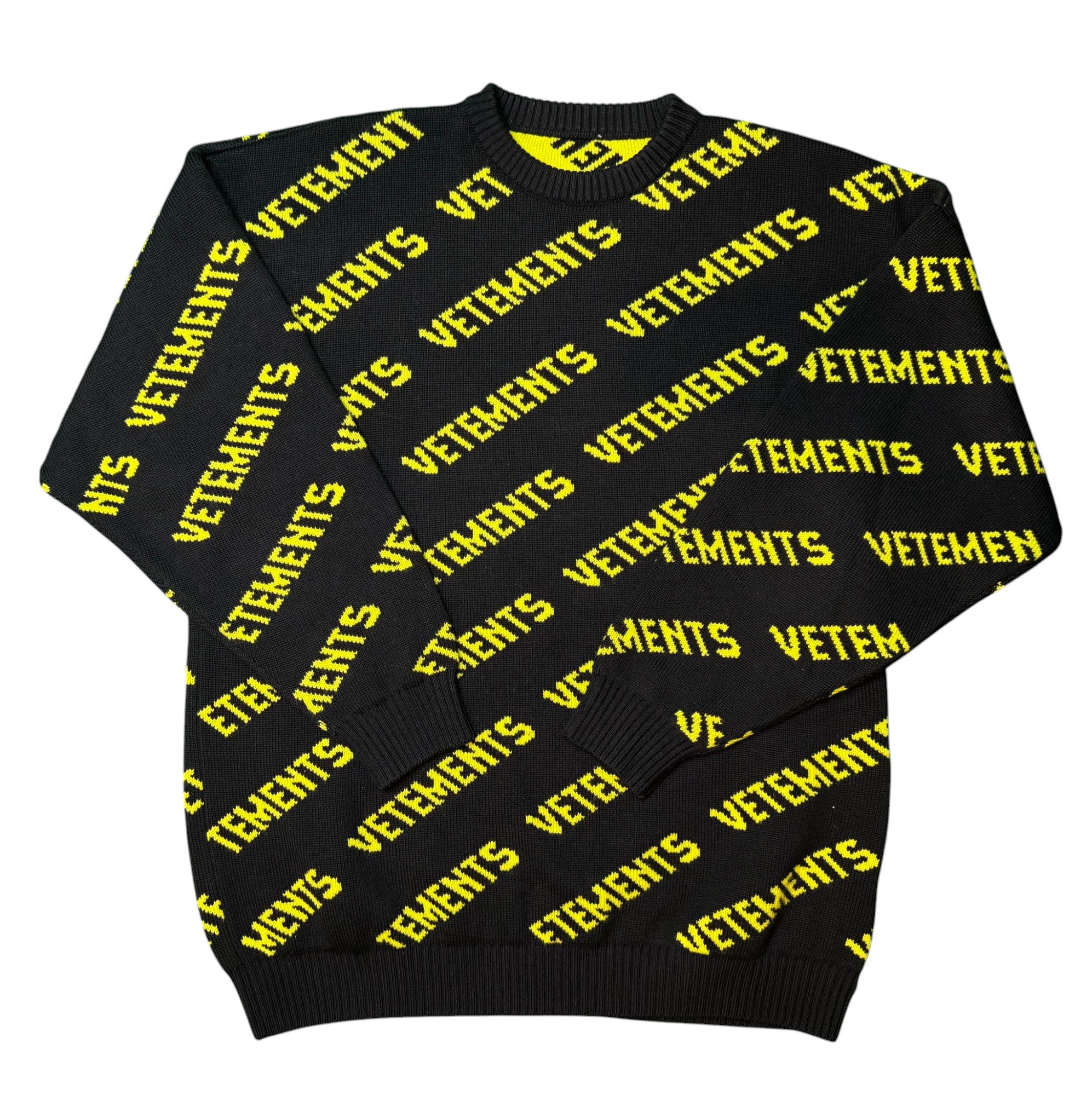 Vetements Black Lime Sweater