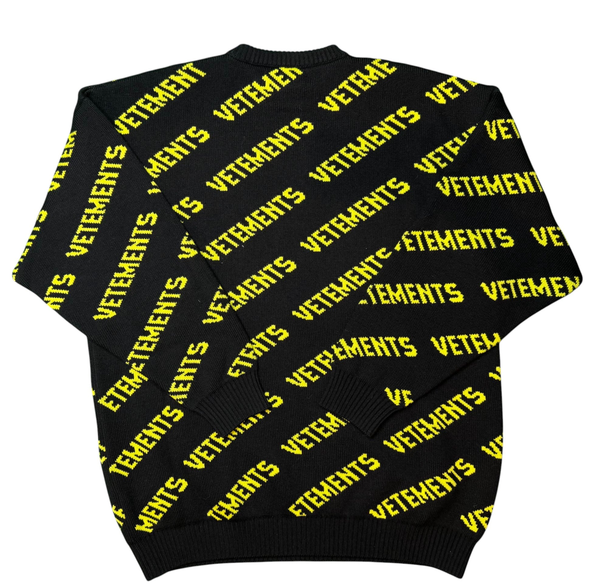 Vetements Black Lime Sweater