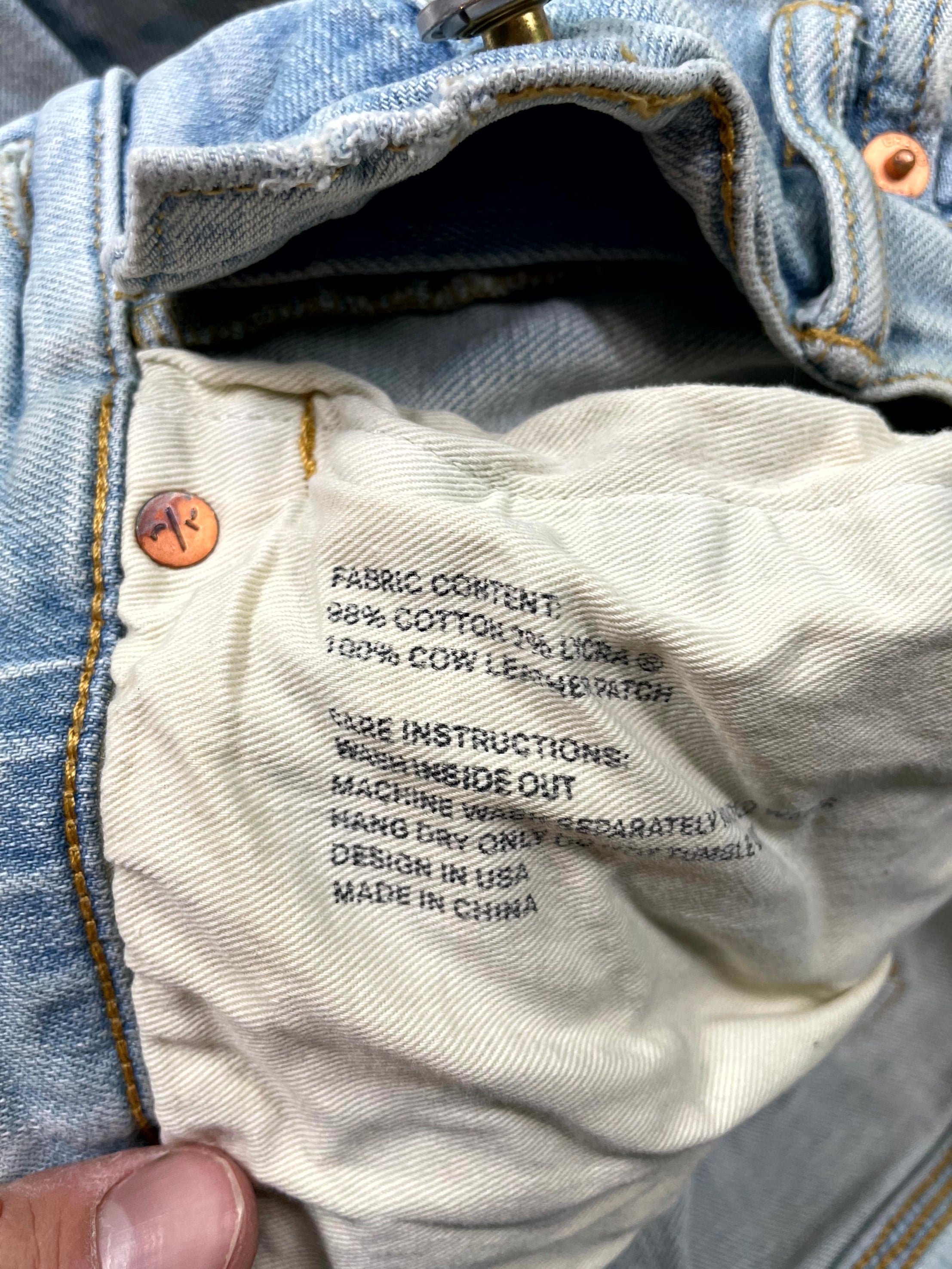 Purple Brand Light Wash Jeans